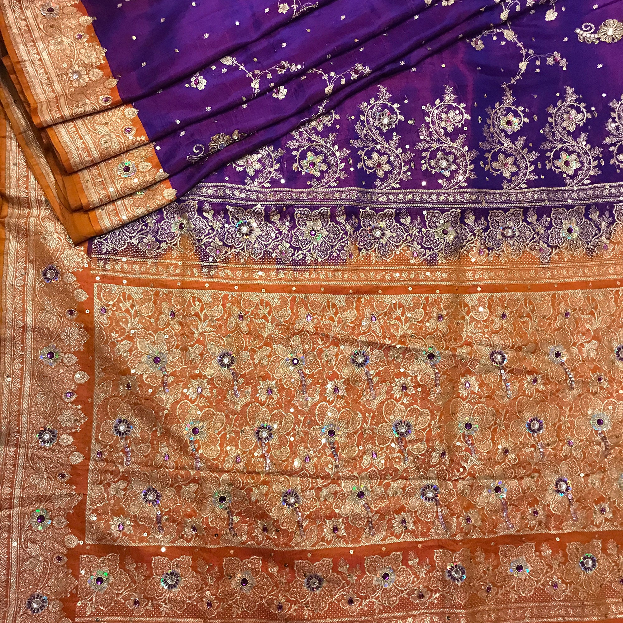 Vintage Banarasi Saree 301 - Vintage India NYC