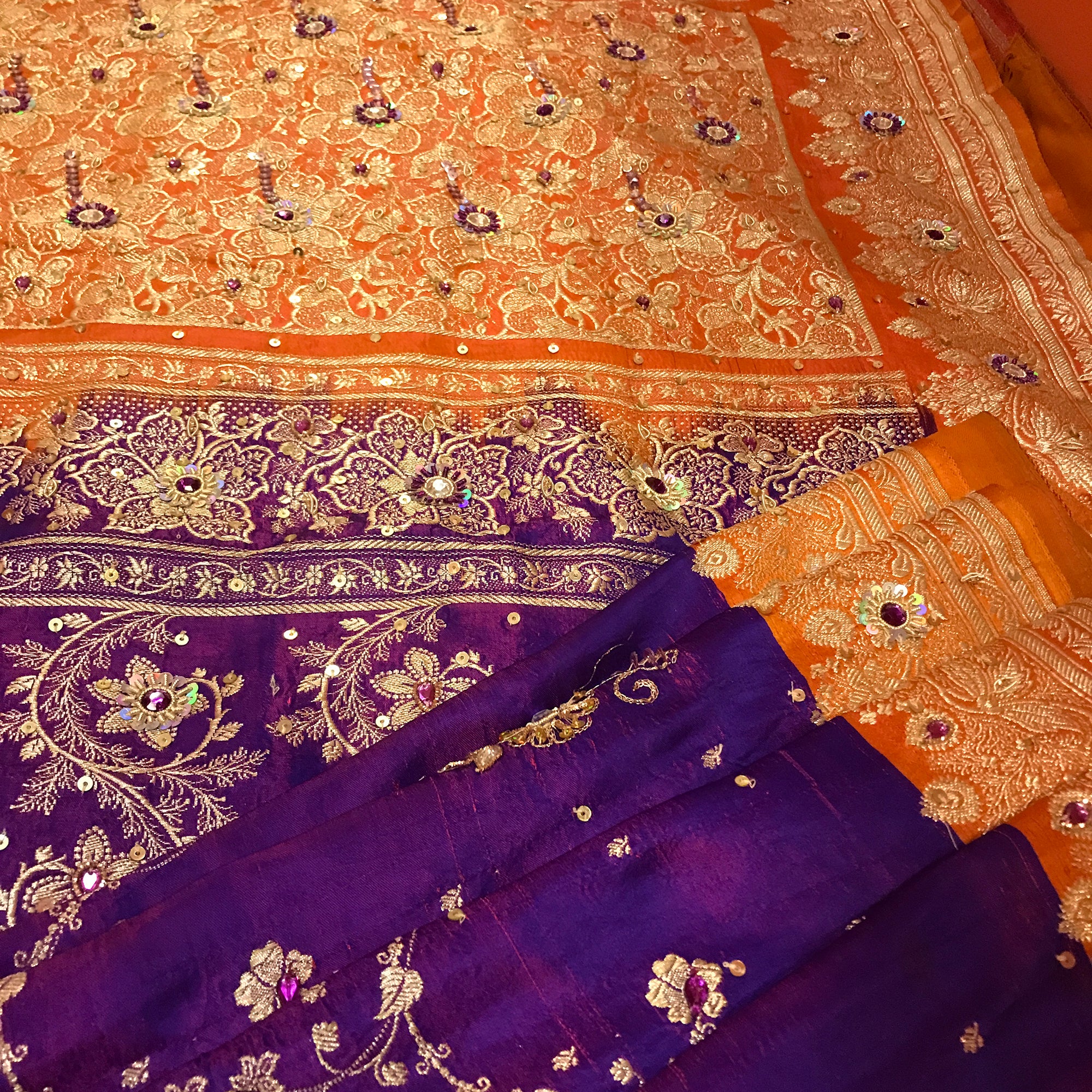 Vintage Banarasi Saree 301 - Vintage India NYC