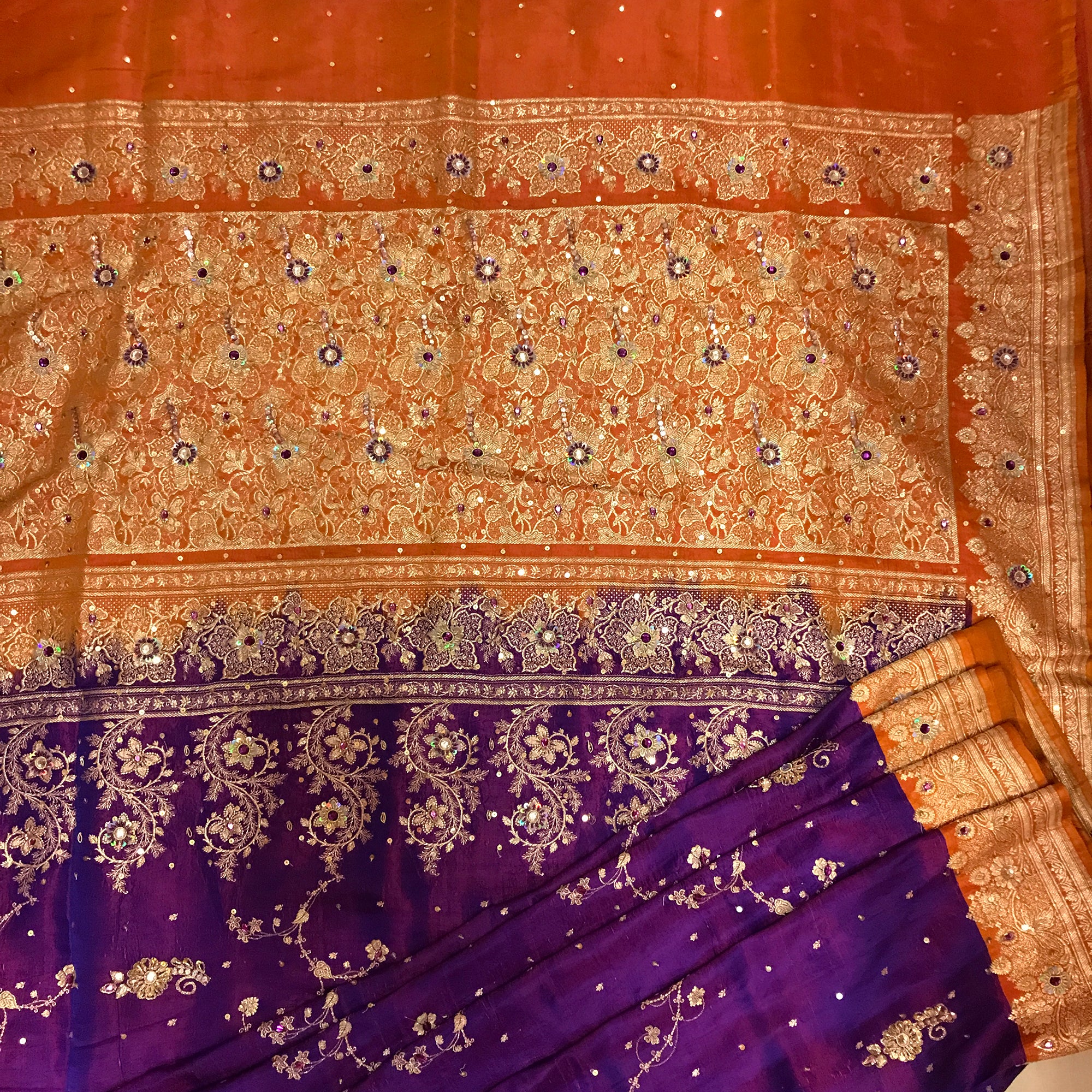 Vintage Banarasi Saree 301 - Vintage India NYC