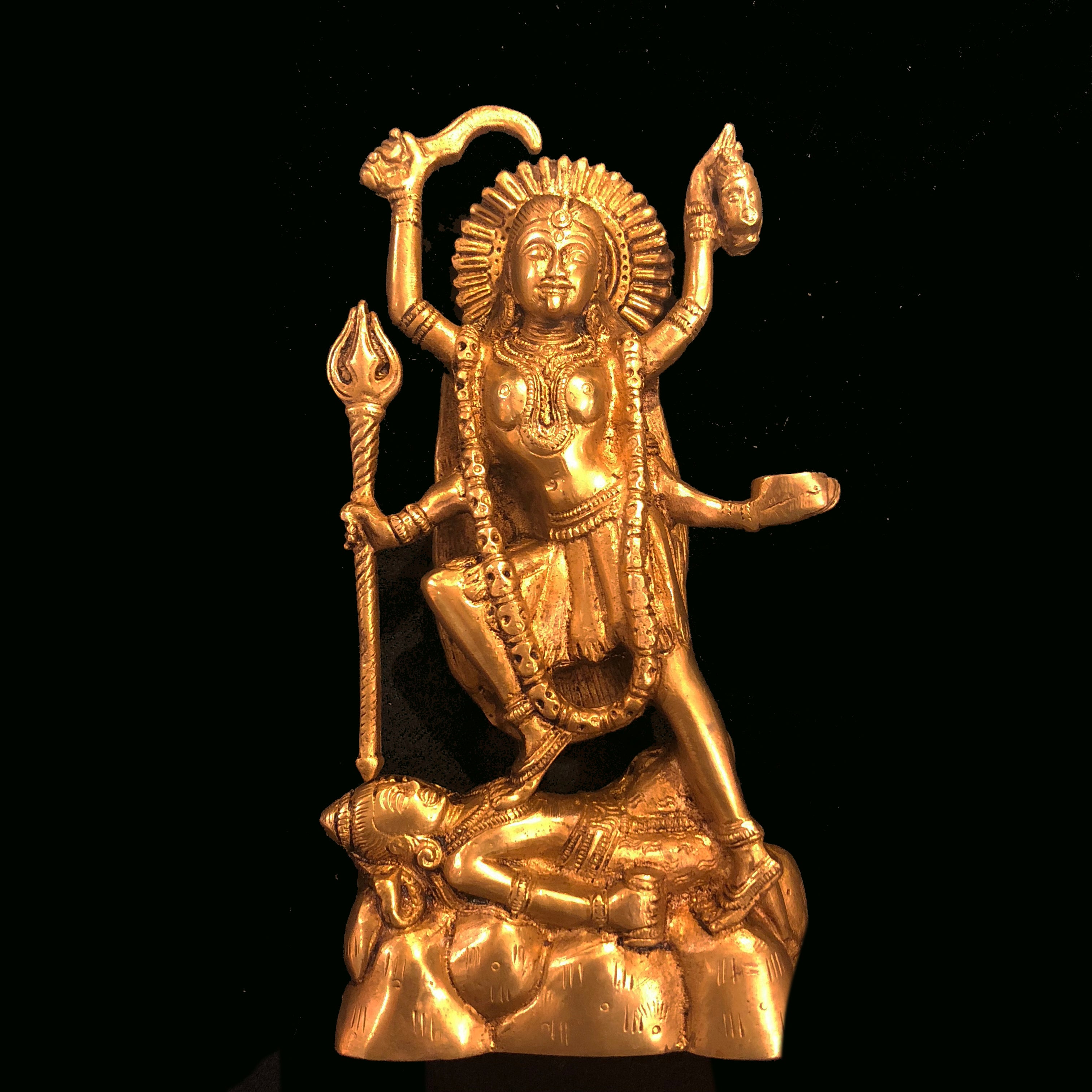 AK 1163 Kali Statue - Vintage India NYC