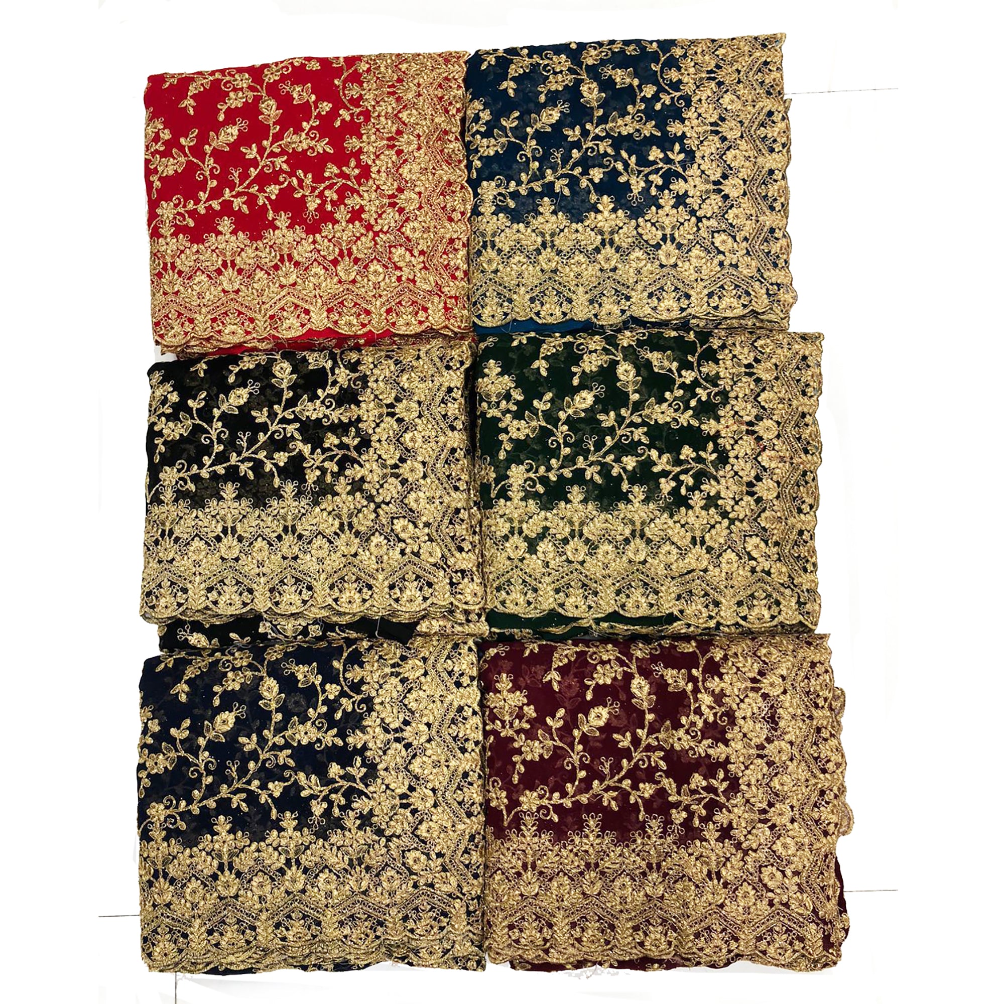DT Georgette Sarees-Many Colors - Vintage India NYC