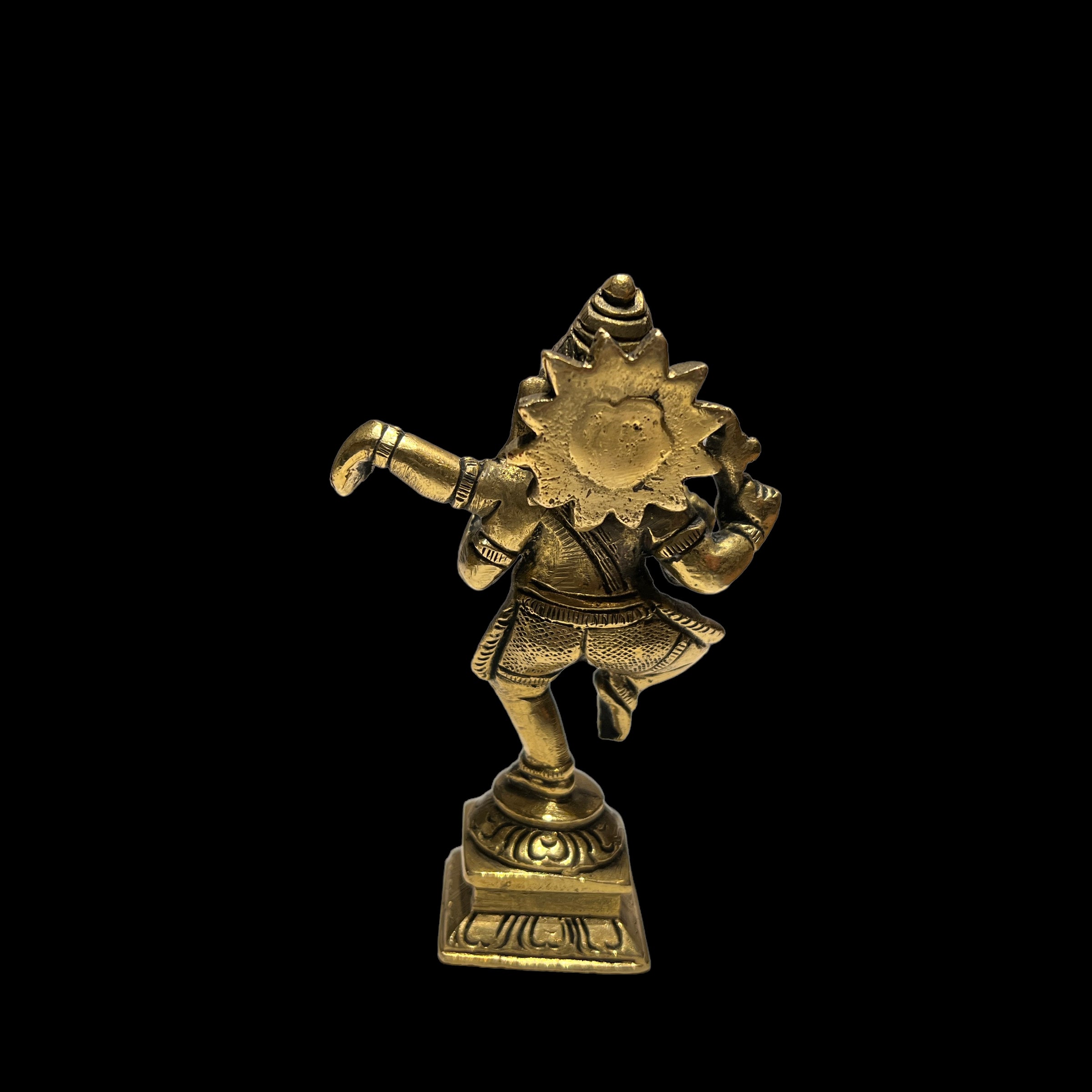 GM 298 Dancing Ganesh Statue - Vintage India NYC