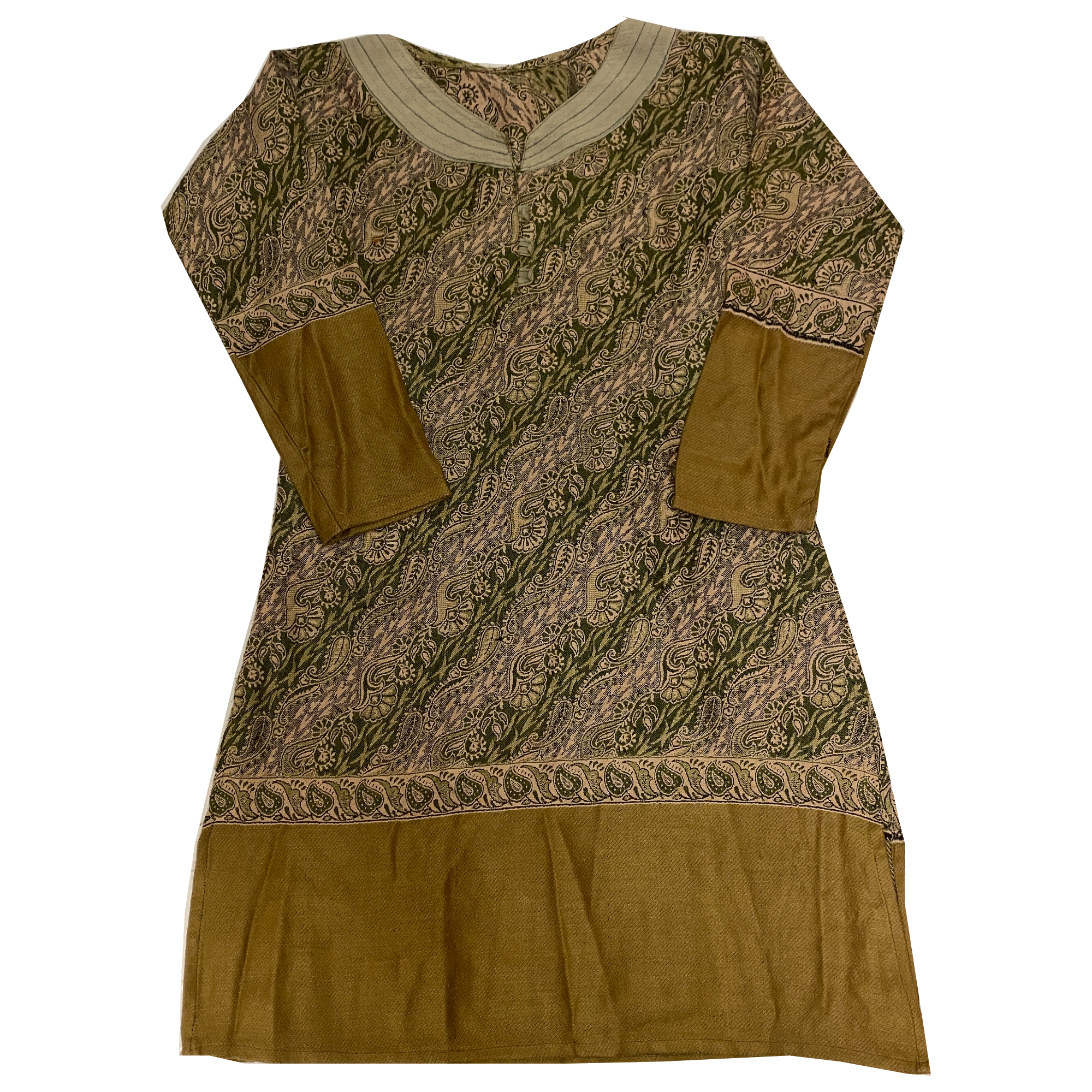 Woolen Kurta Dress - Size 32 - Vintage India NYC
