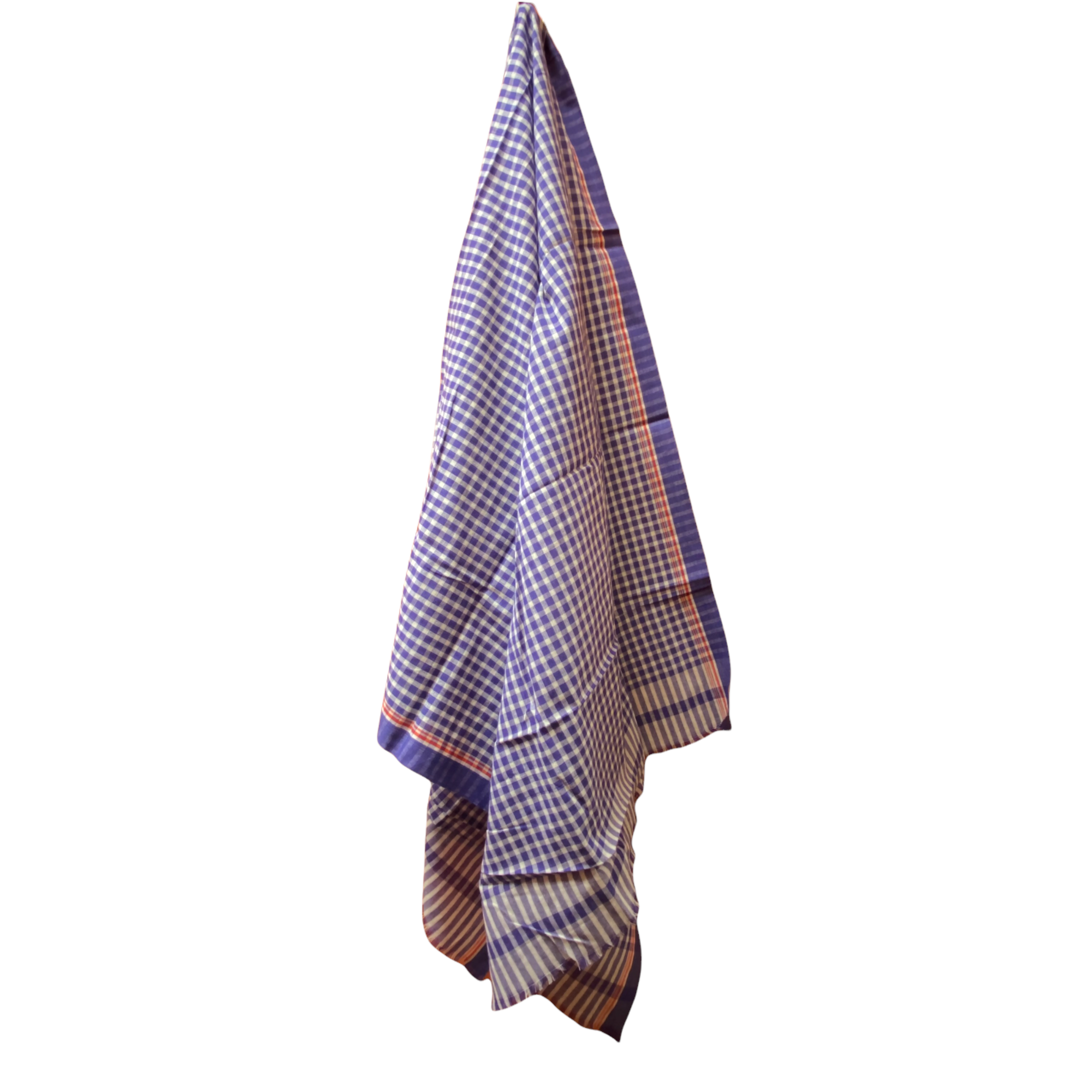 Madras Check Gamchha Towel - Vintage India NYC