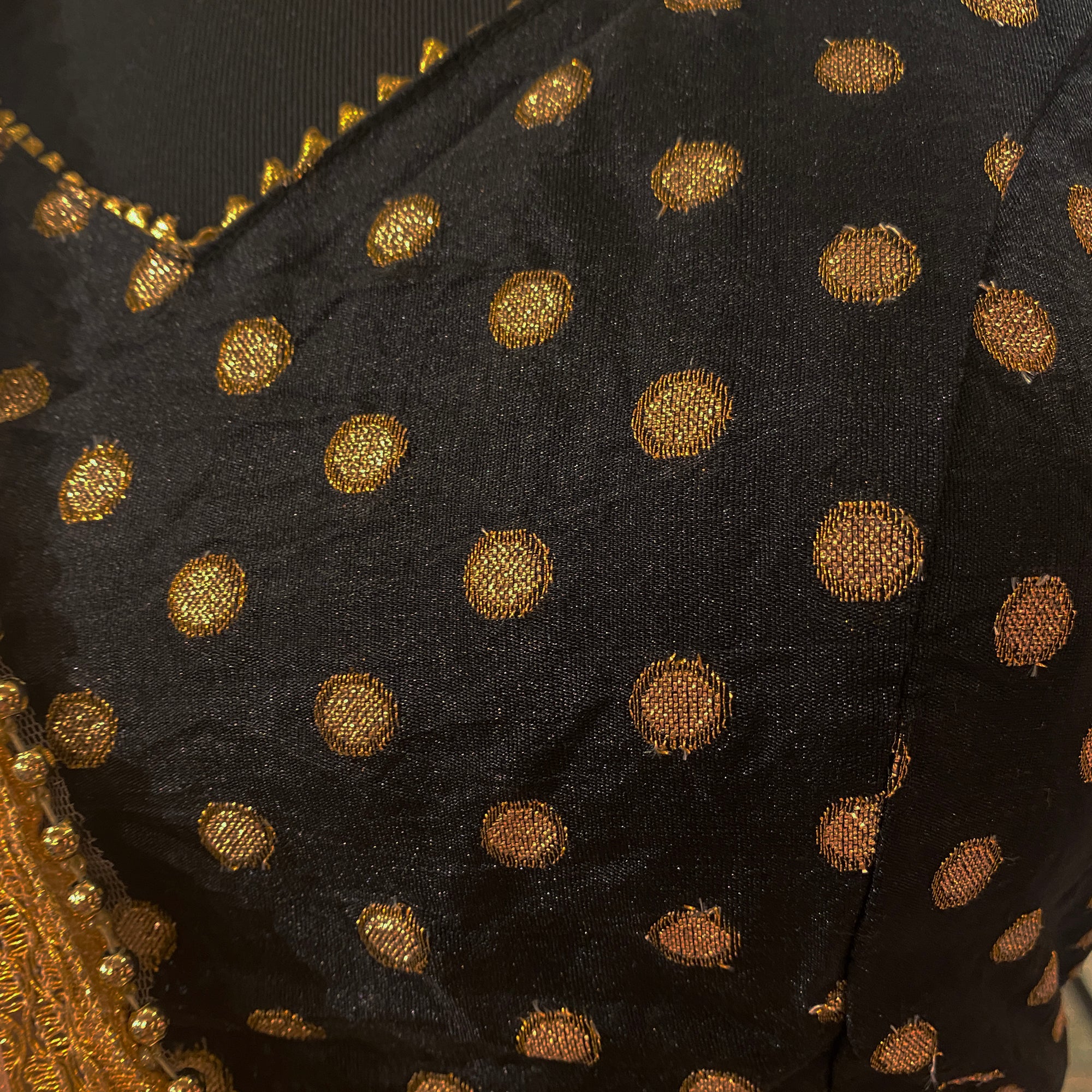 Brocade Saree Blouse-6 Colors - Vintage India NYC