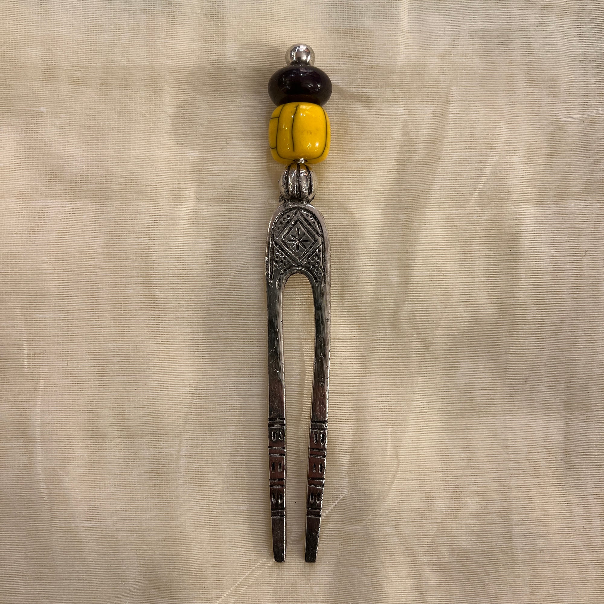 Juda Hair Pin-2 Styles - Vintage India NYC