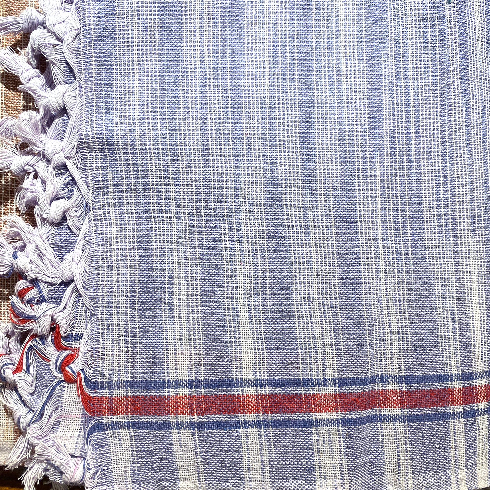 Ikat Gamchha Towel - Vintage India NYC