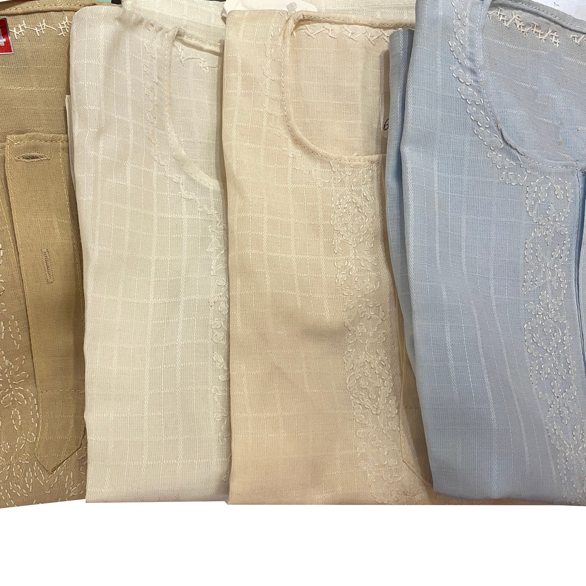 Short Sleeve Cotton Kurtas-4 Colors - Vintage India NYC
