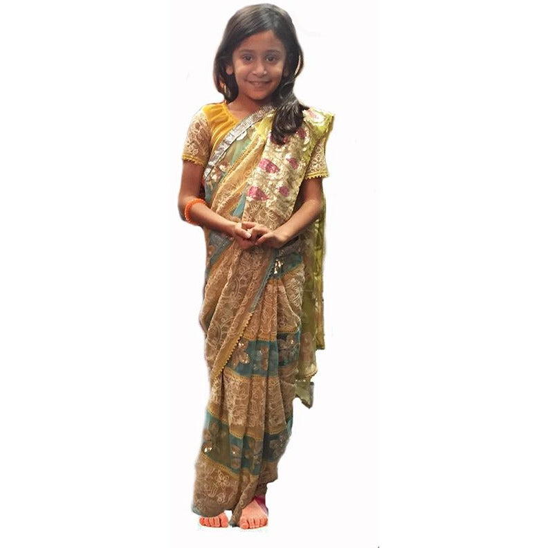 Handmade children's sari - Vintage India NYC