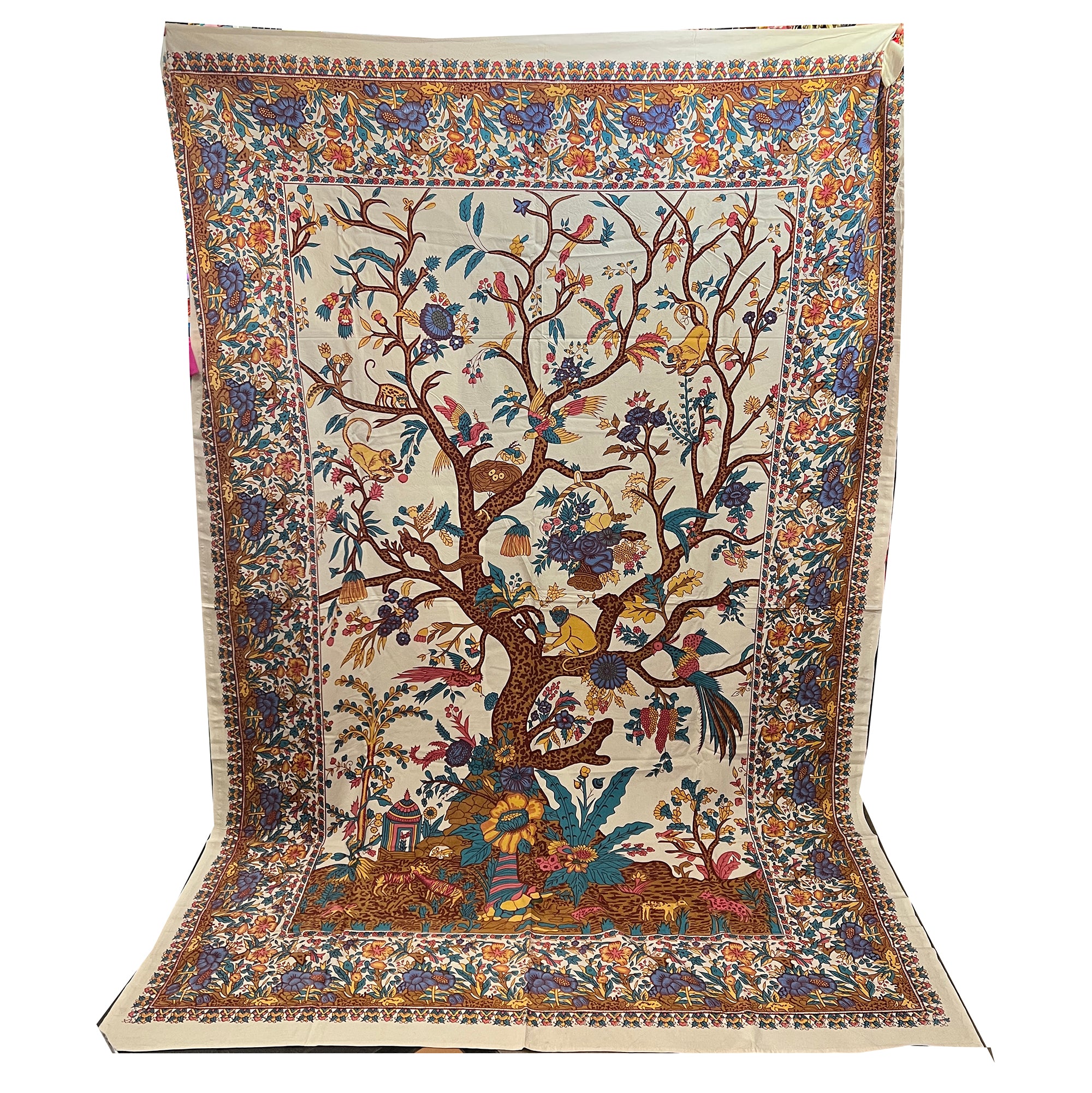 LH Tree of Life Bedcovers/Tablecloth-3 Colors - Vintage India NYC