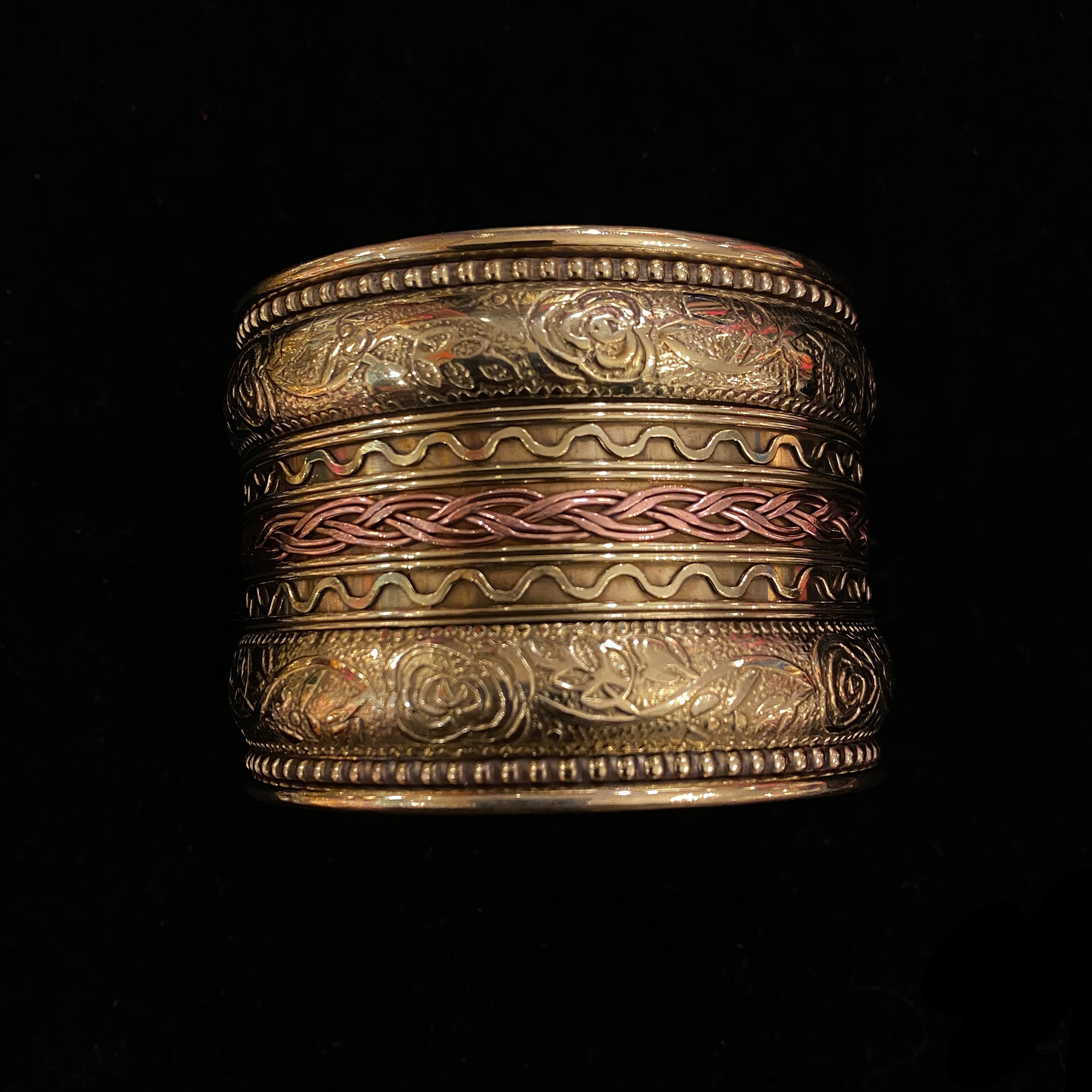 IF Brass Cuff 2 - Vintage India NYC