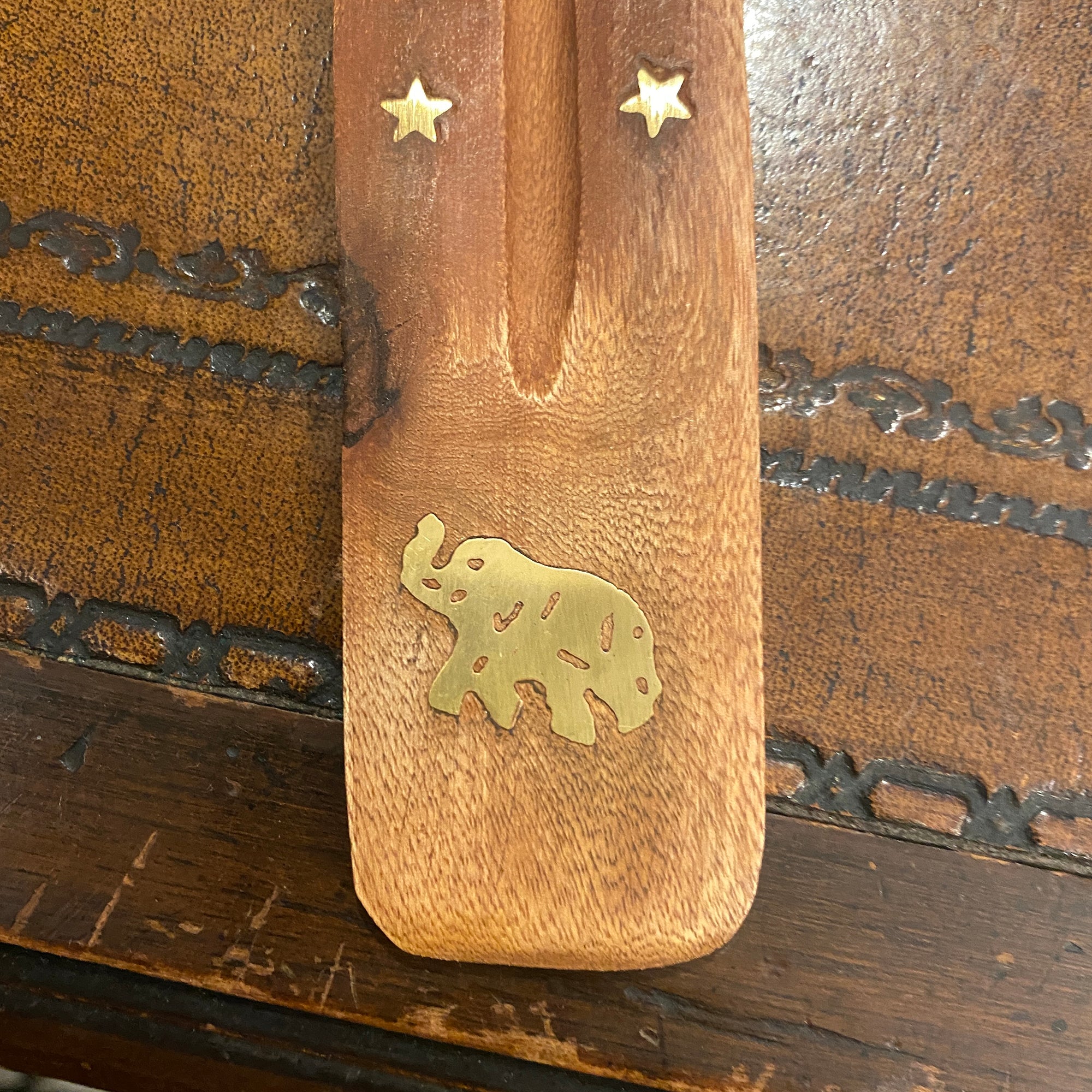 Handmade Stick Wooden Incense Holder - Vintage India NYC