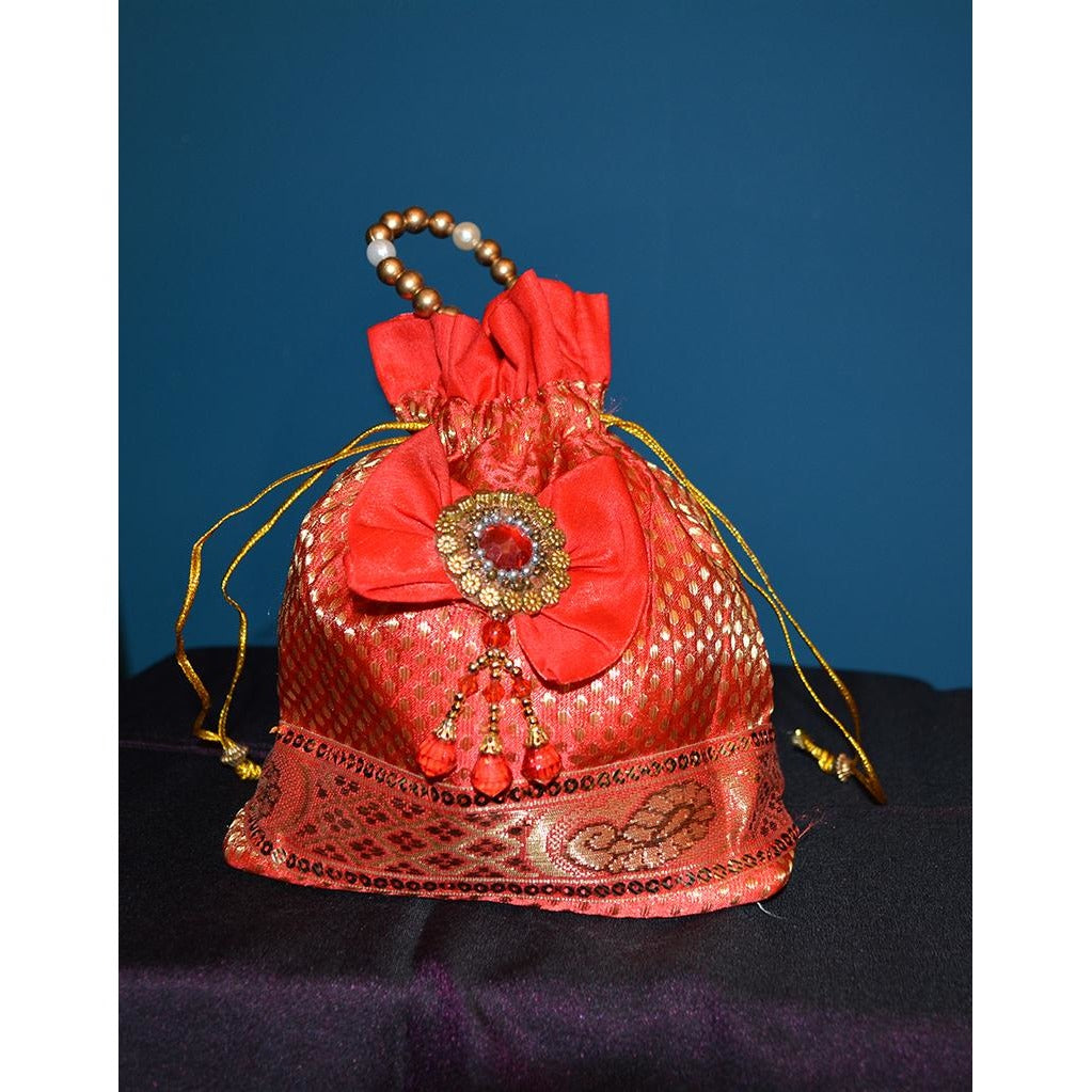 Red fancy purse - Vintage India NYC