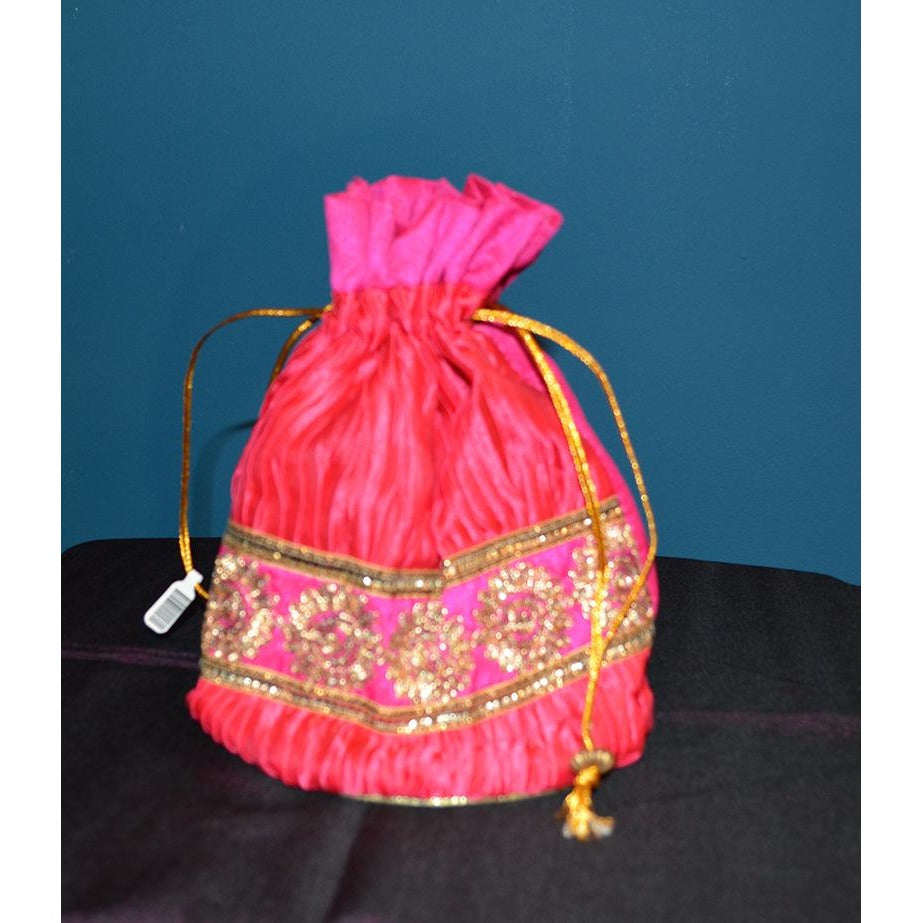 Pink fancy purse - Vintage India NYC