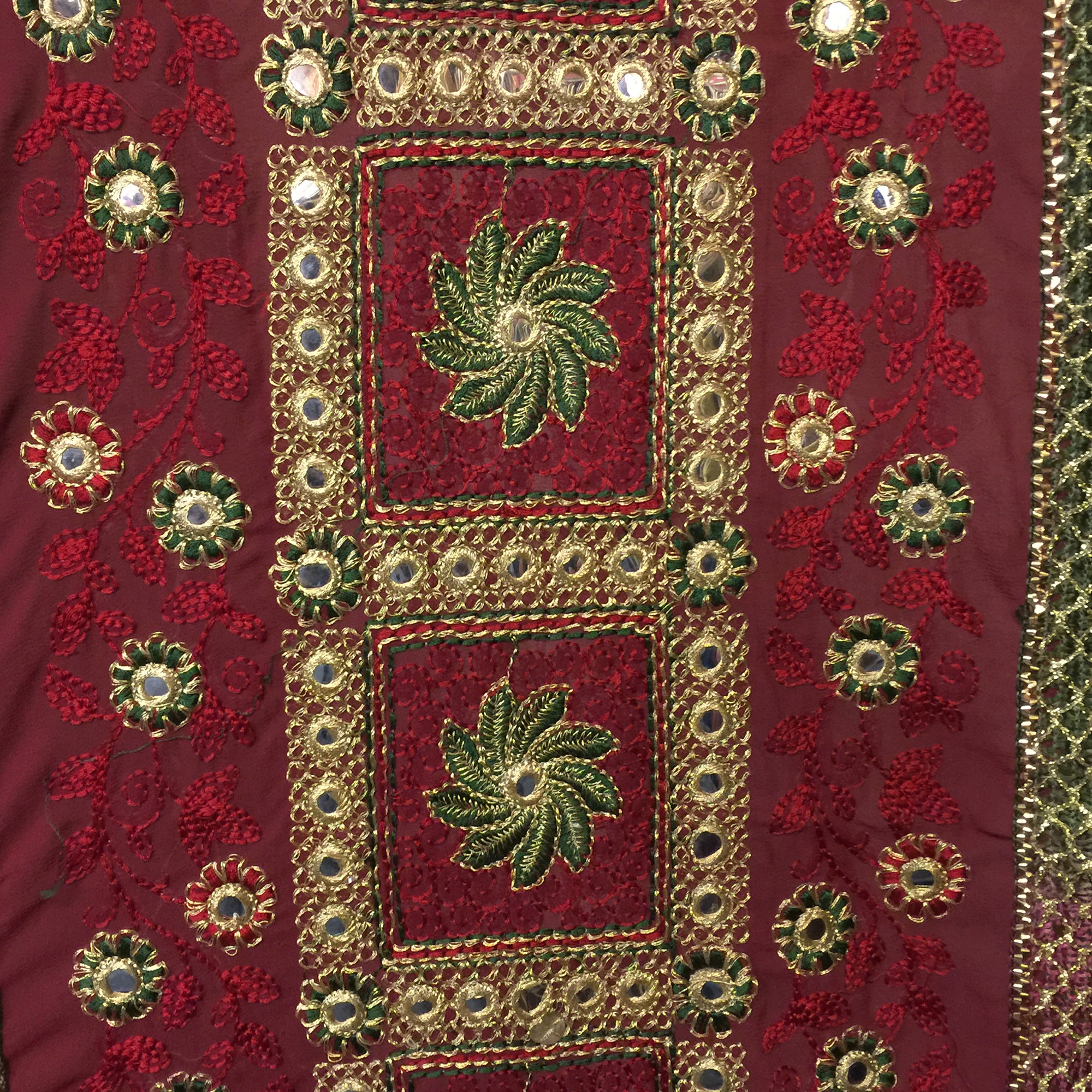 Single Curtains-Reds - Vintage India NYC