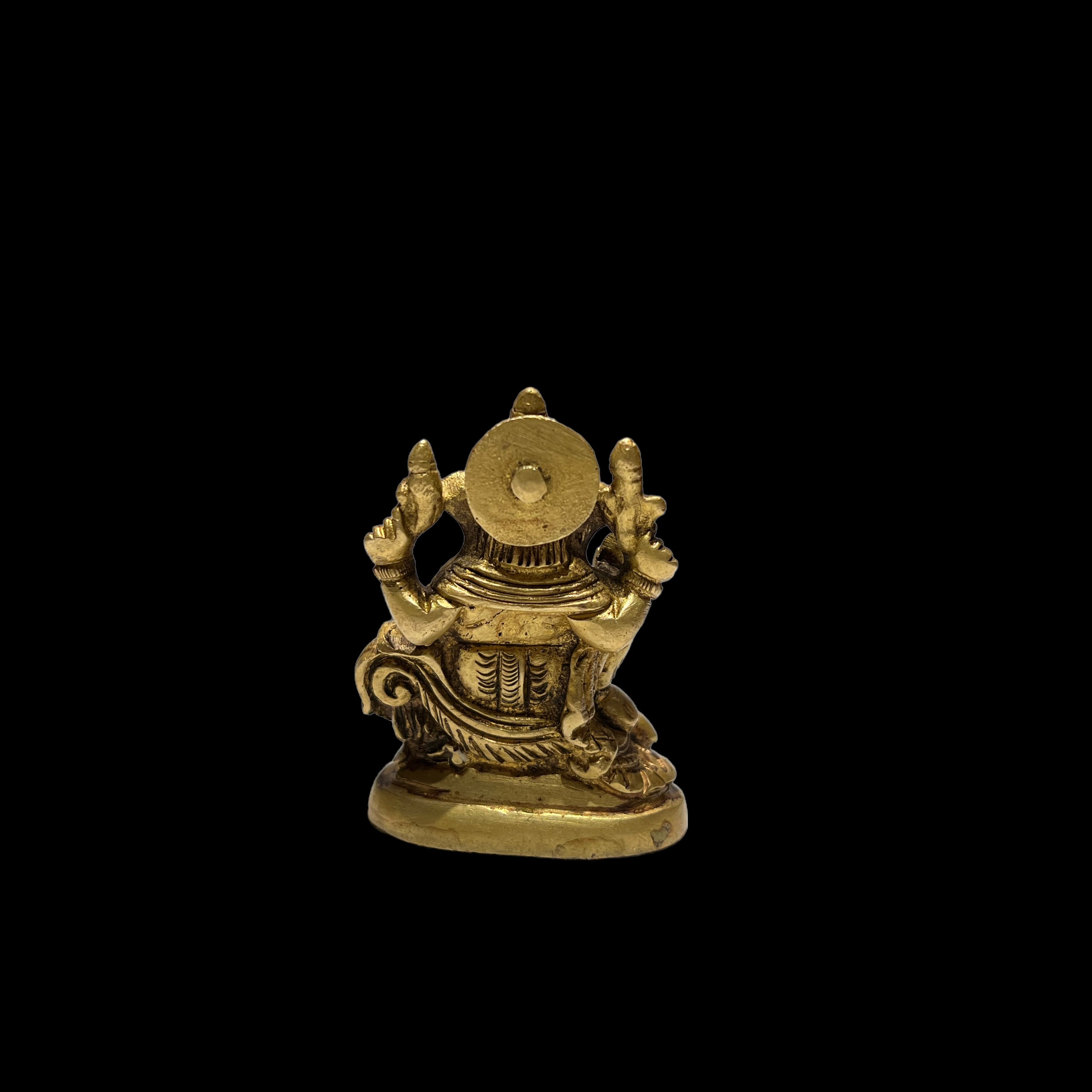 GM Brass Ganesh 163-2.5in - Vintage India NYC