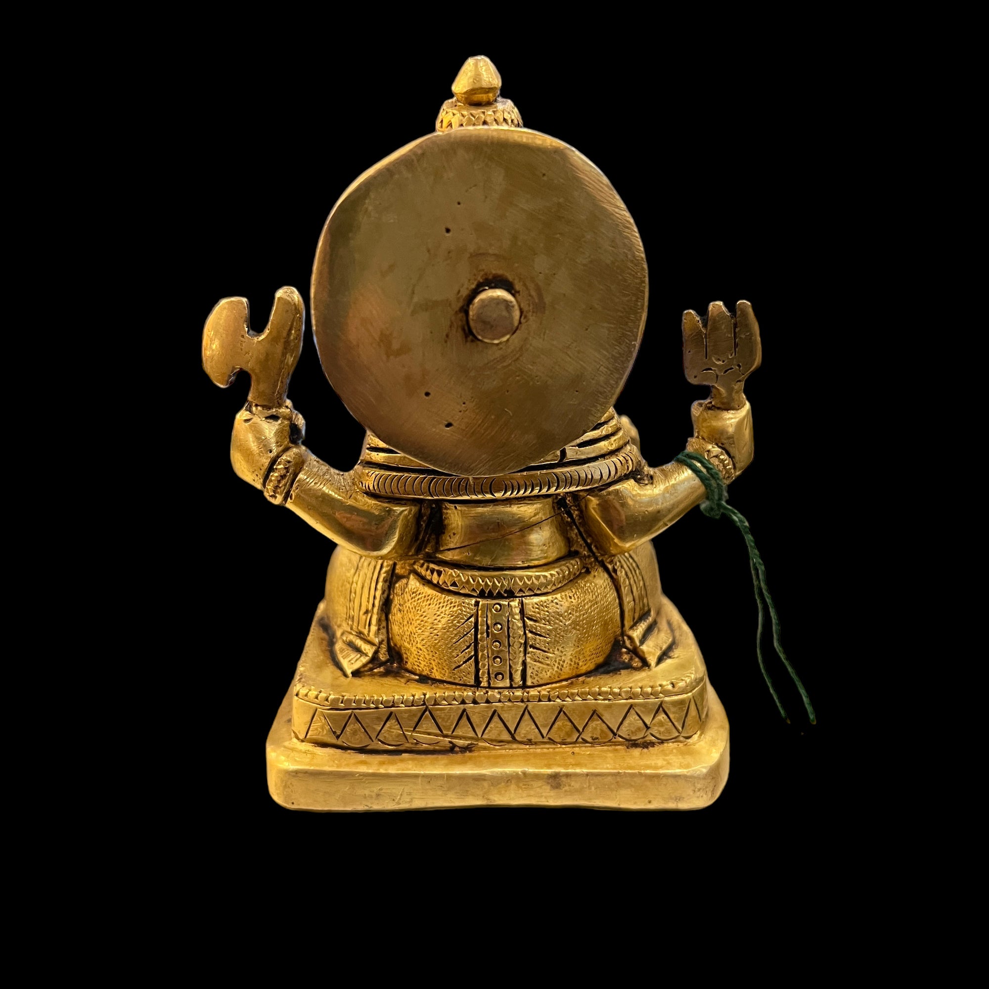 GM Bronze Ganesh 906 Statue - Vintage India NYC
