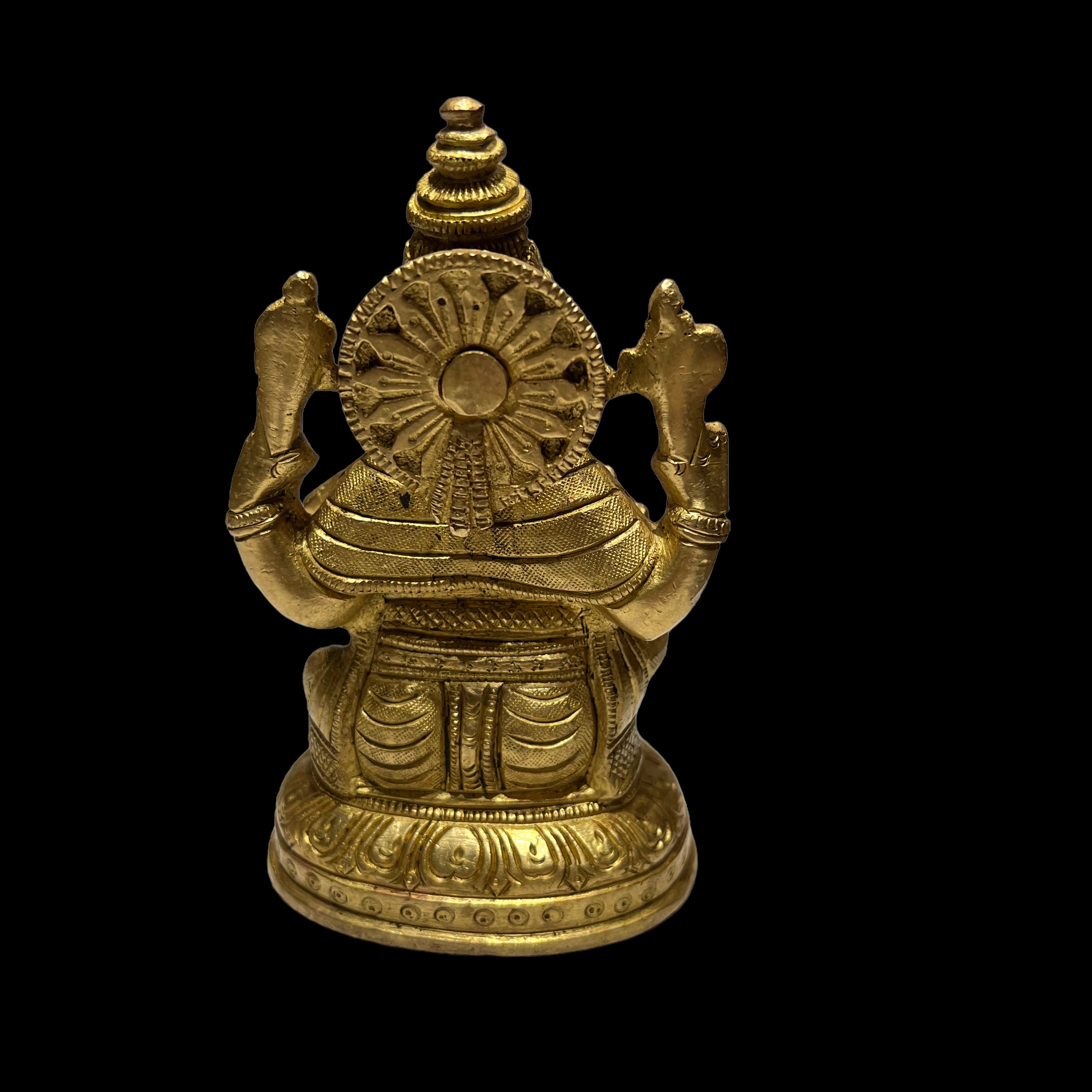 GM Bronze Ganesh 938 Statue - Vintage India NYC