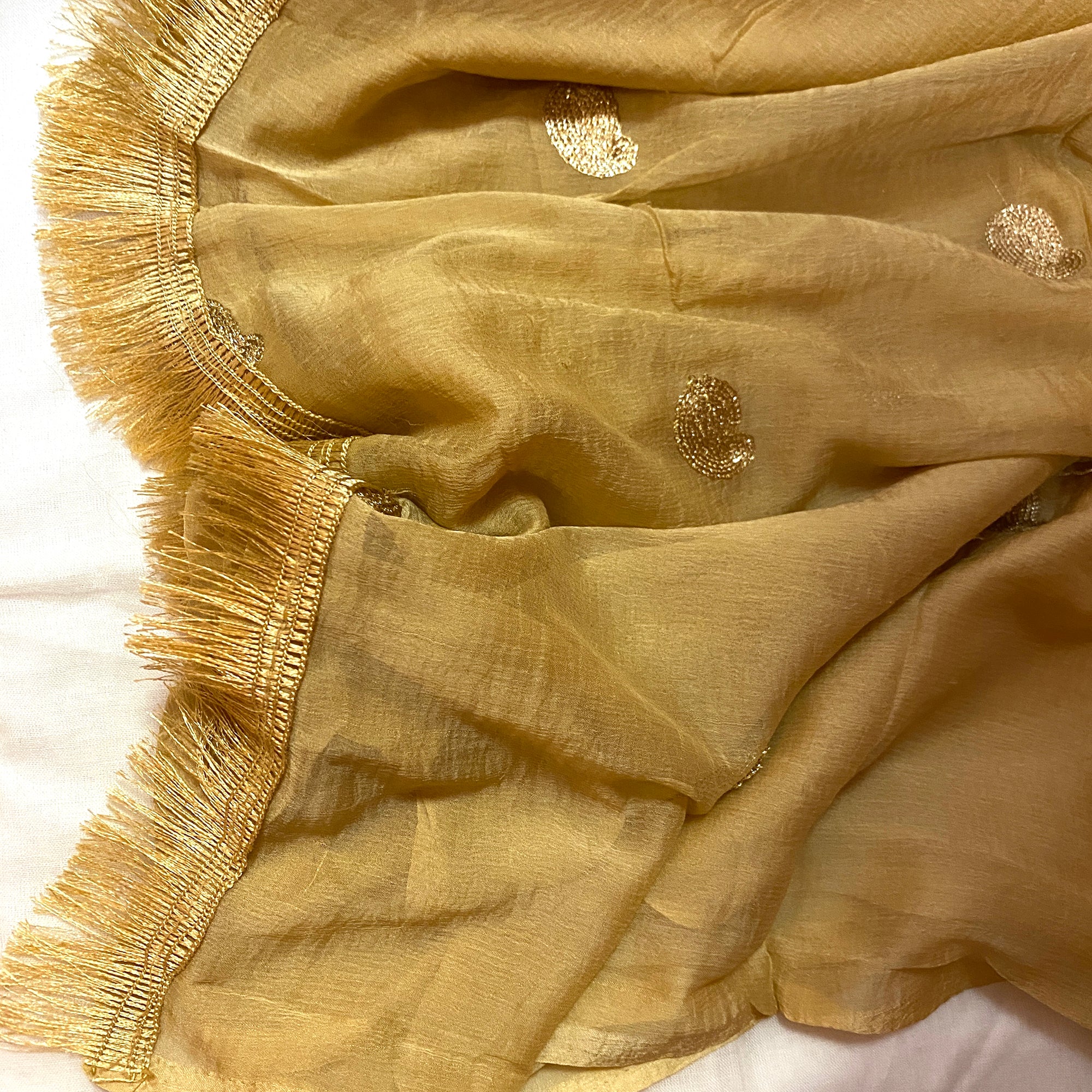 Gota Patti Dupatta Scarves - Vintage India NYC