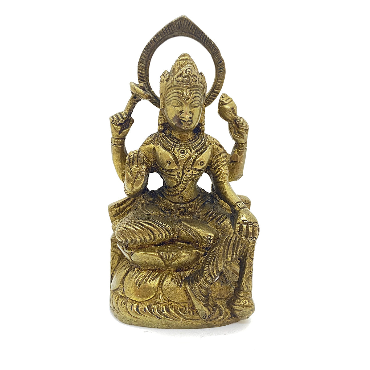 GM Brass Vishnu 5.75 - Vintage India NYC