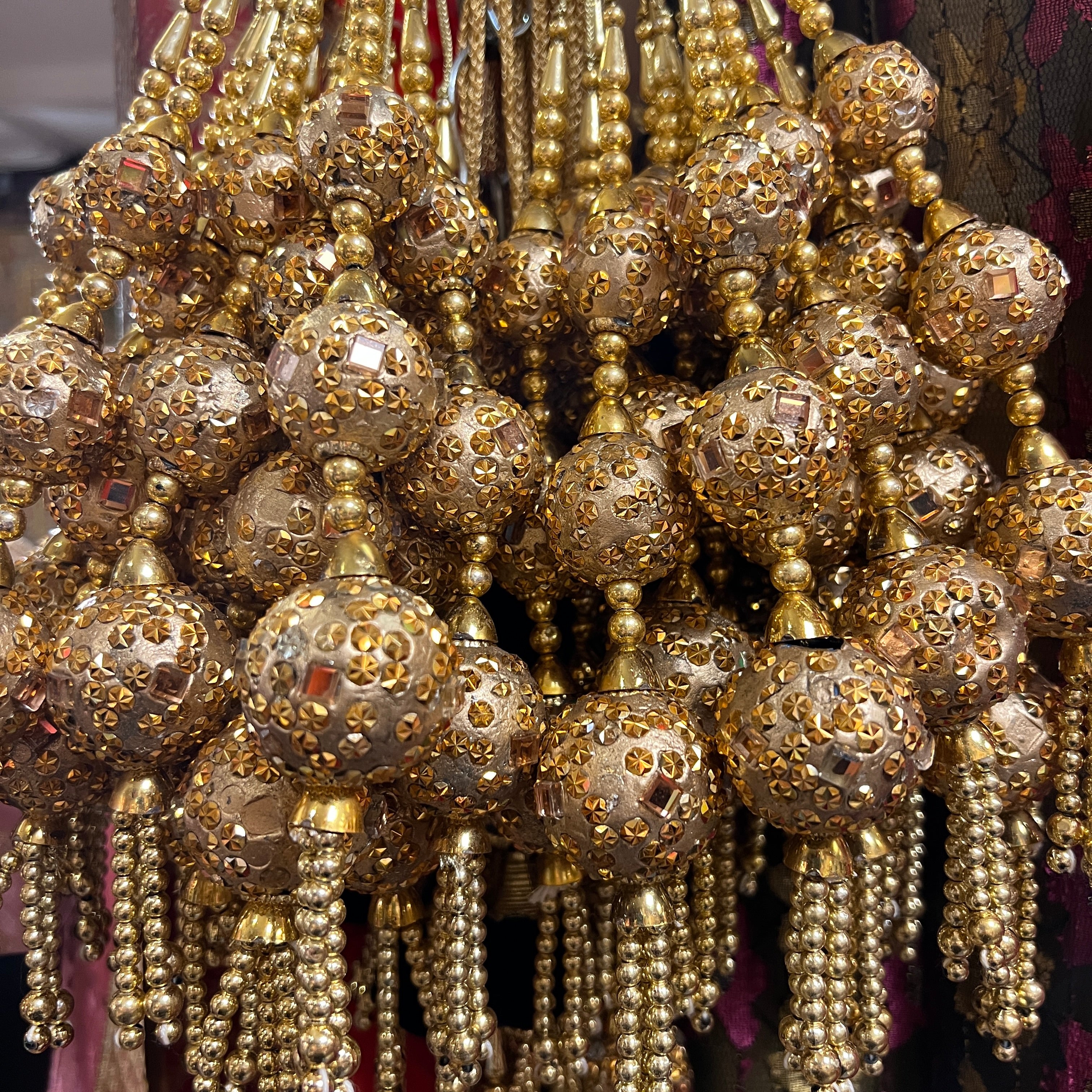 Heavy Gold Latkan - Vintage India NYC