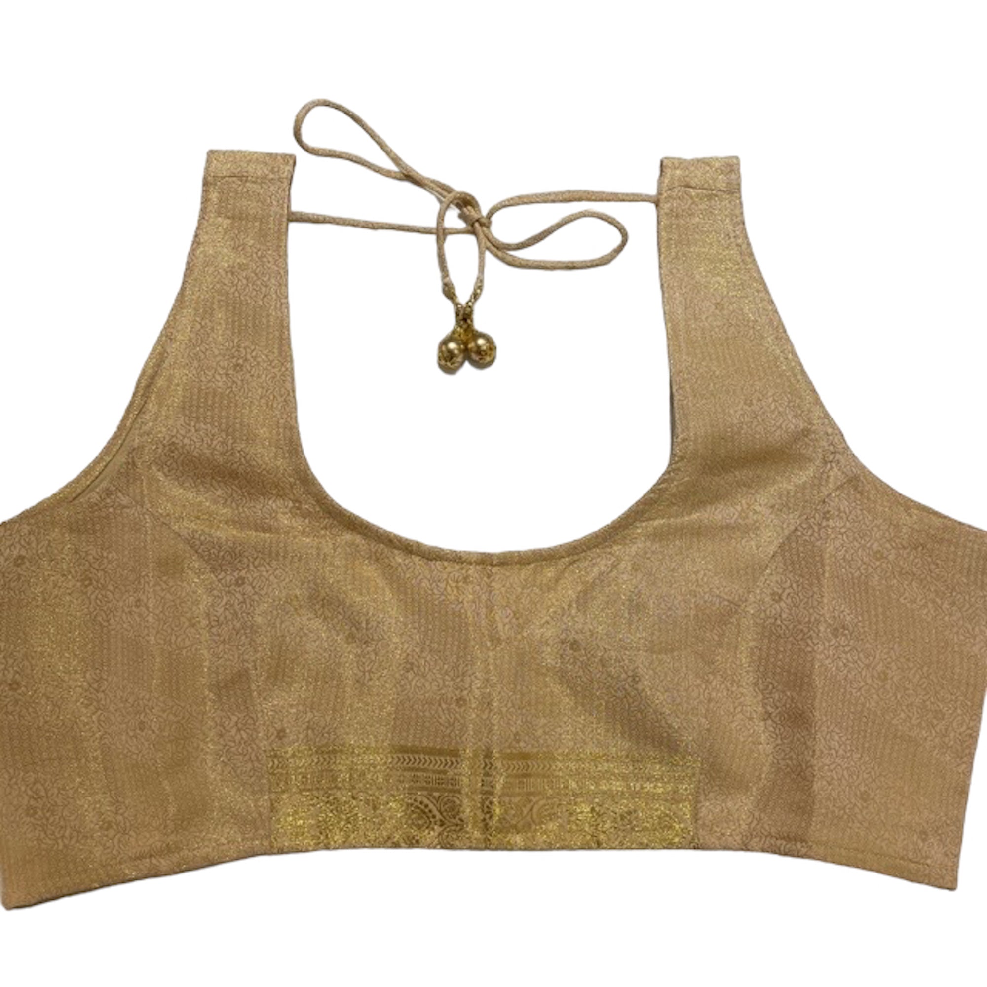 Brocade Saree Blouses-Size 42 - Vintage India NYC