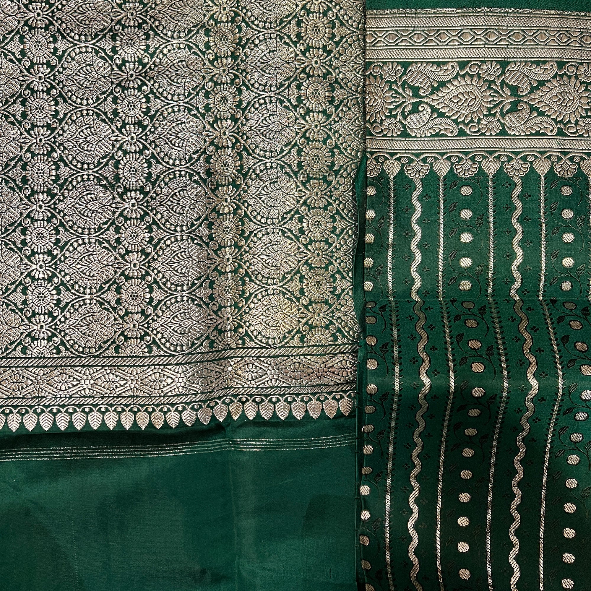 Vintage Banarasi Saree w/ blouse piece 754 - Vintage India NYC