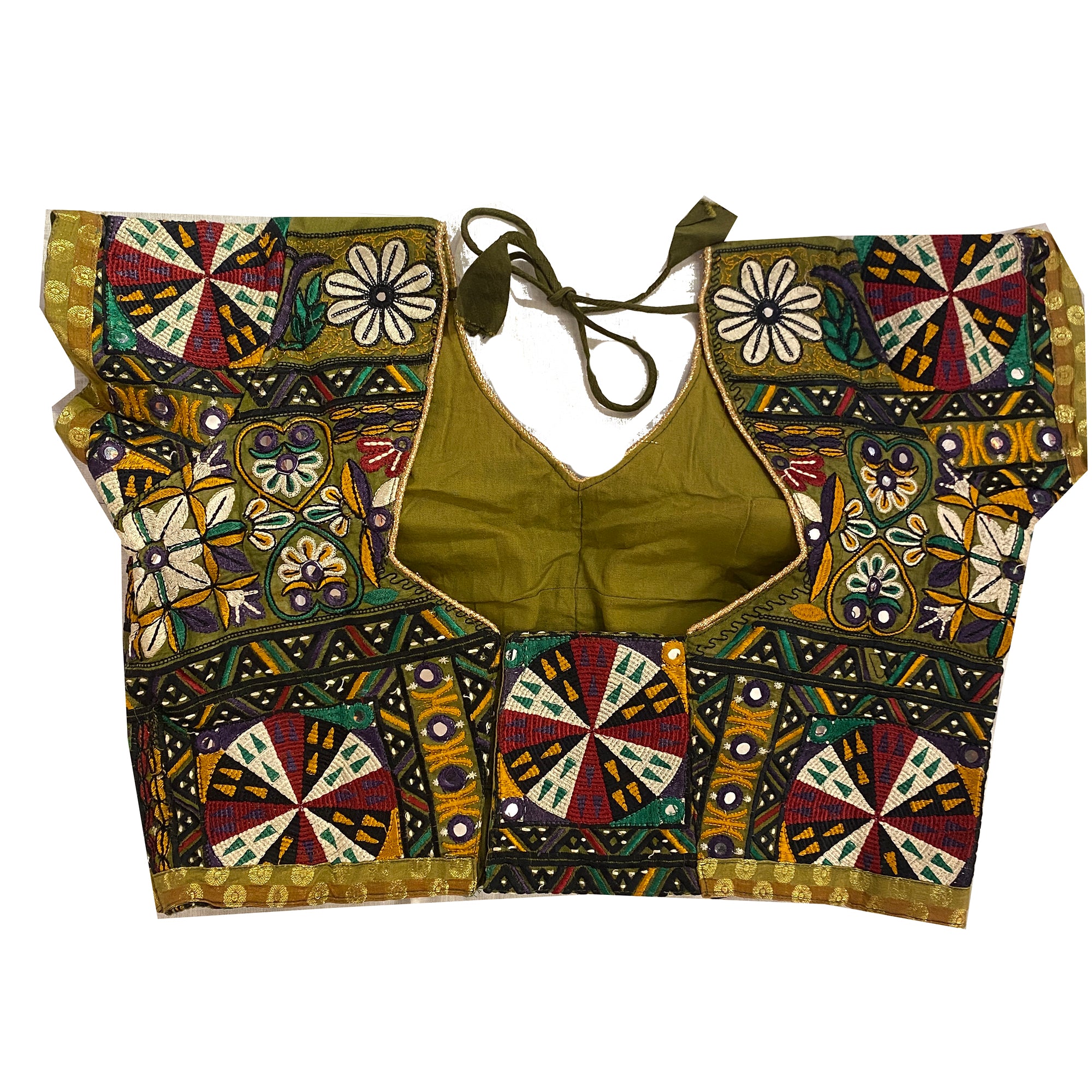 Embroidered Choli Blouse - Vintage India NYC
