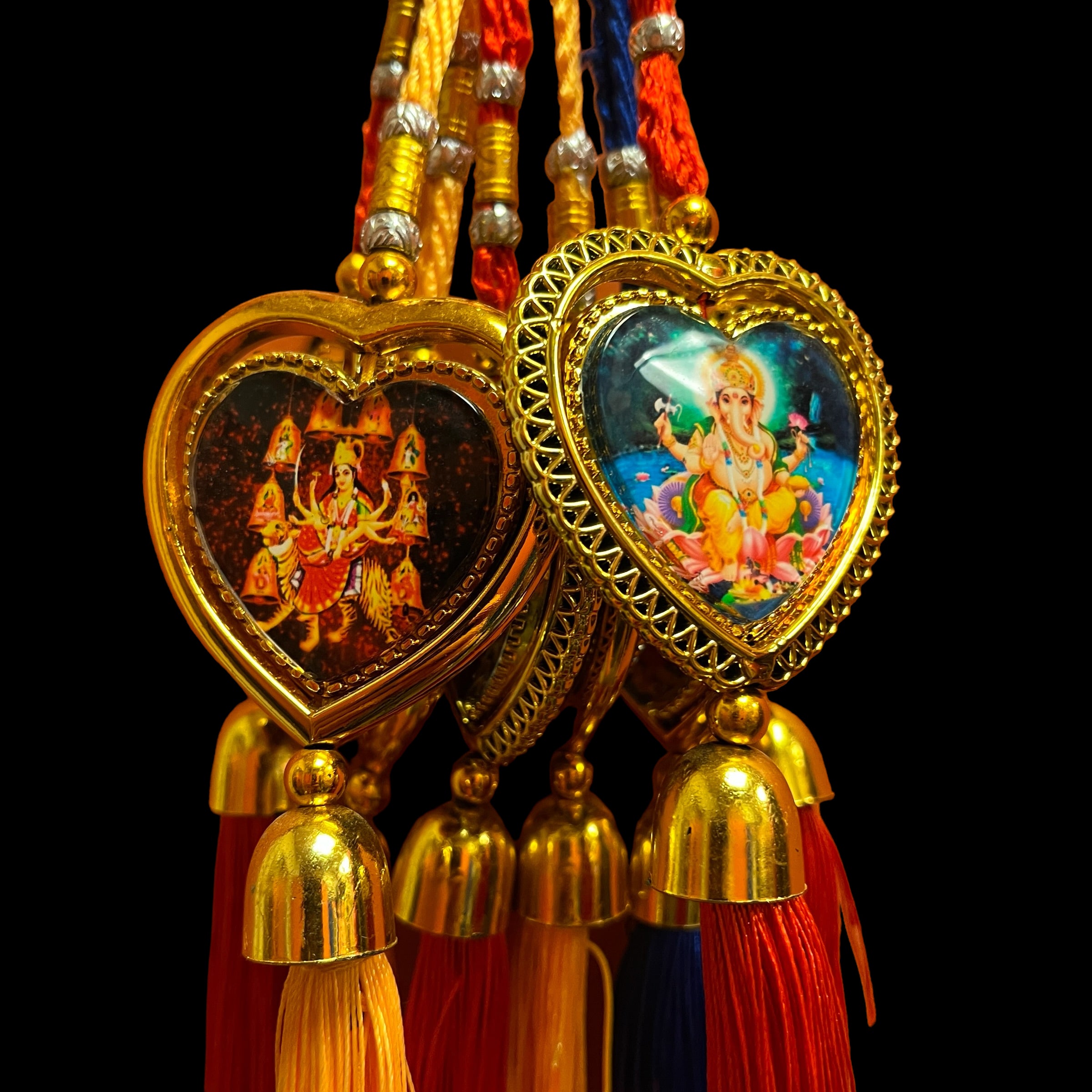 Hanging Indian God & Goddess - Vintage India NYC