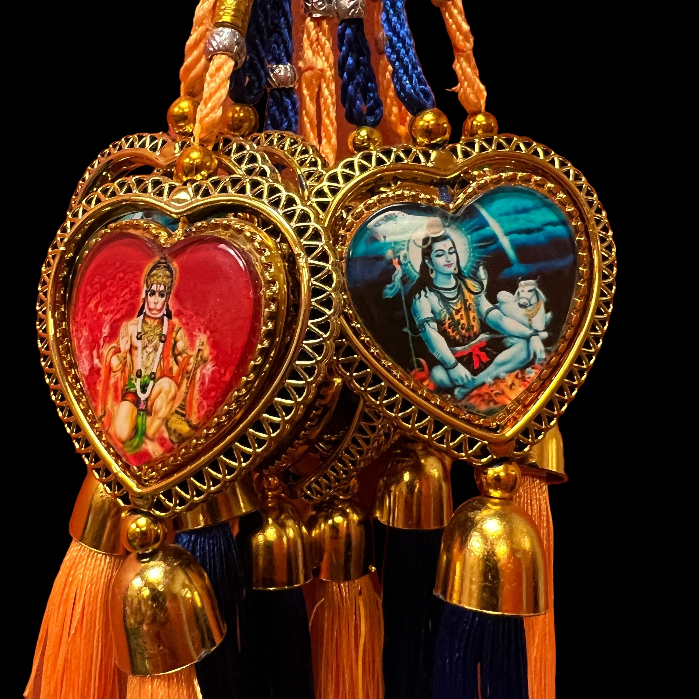Hanging Indian God & Goddess - Vintage India NYC