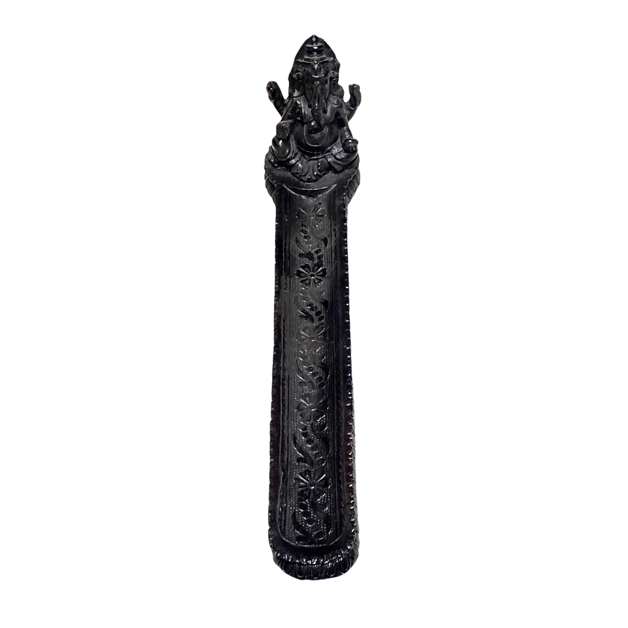 Rx Black/Ganesha Incense Holder - Vintage India NYC