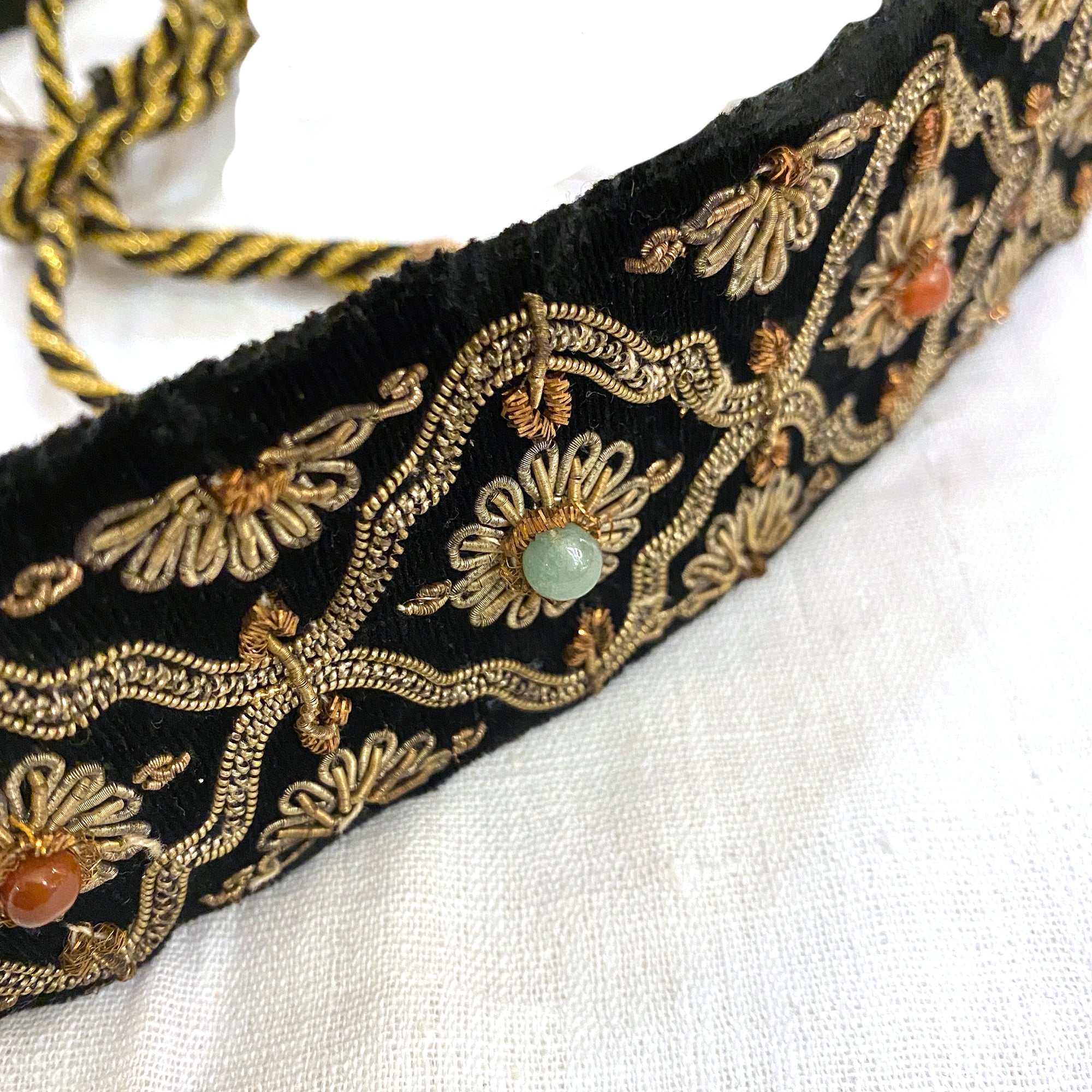 Vintage Jeweled Belt - Vintage India NYC