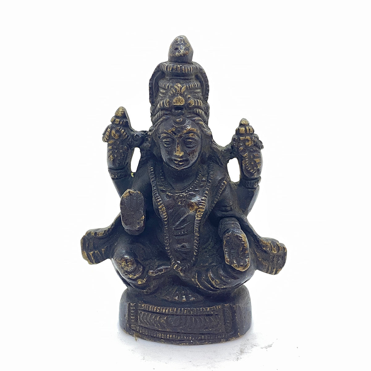 GM Bronze Lakshmi 4 in - Vintage India NYC