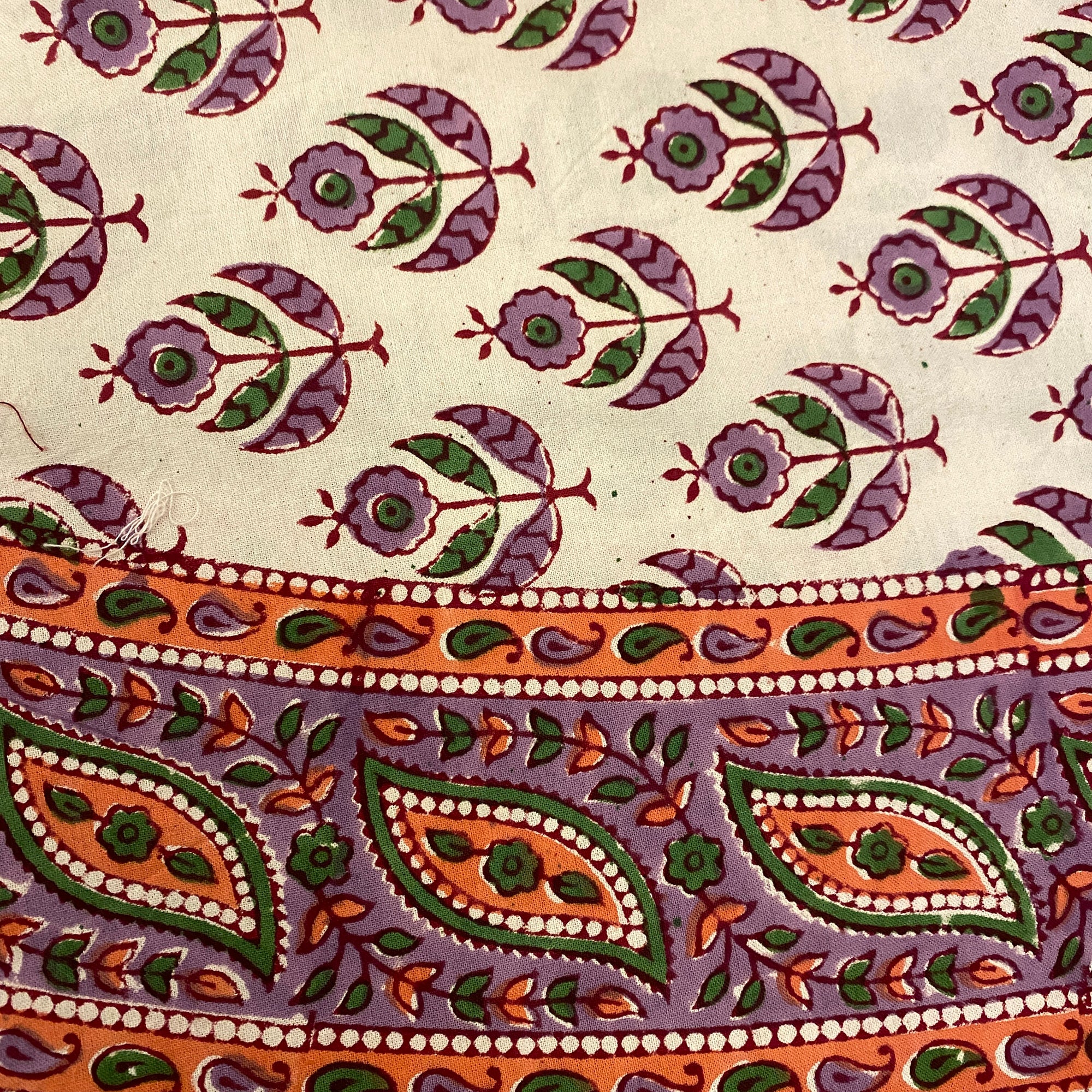 Round Tablecloth-Lavender 66 inch - Vintage India NYC