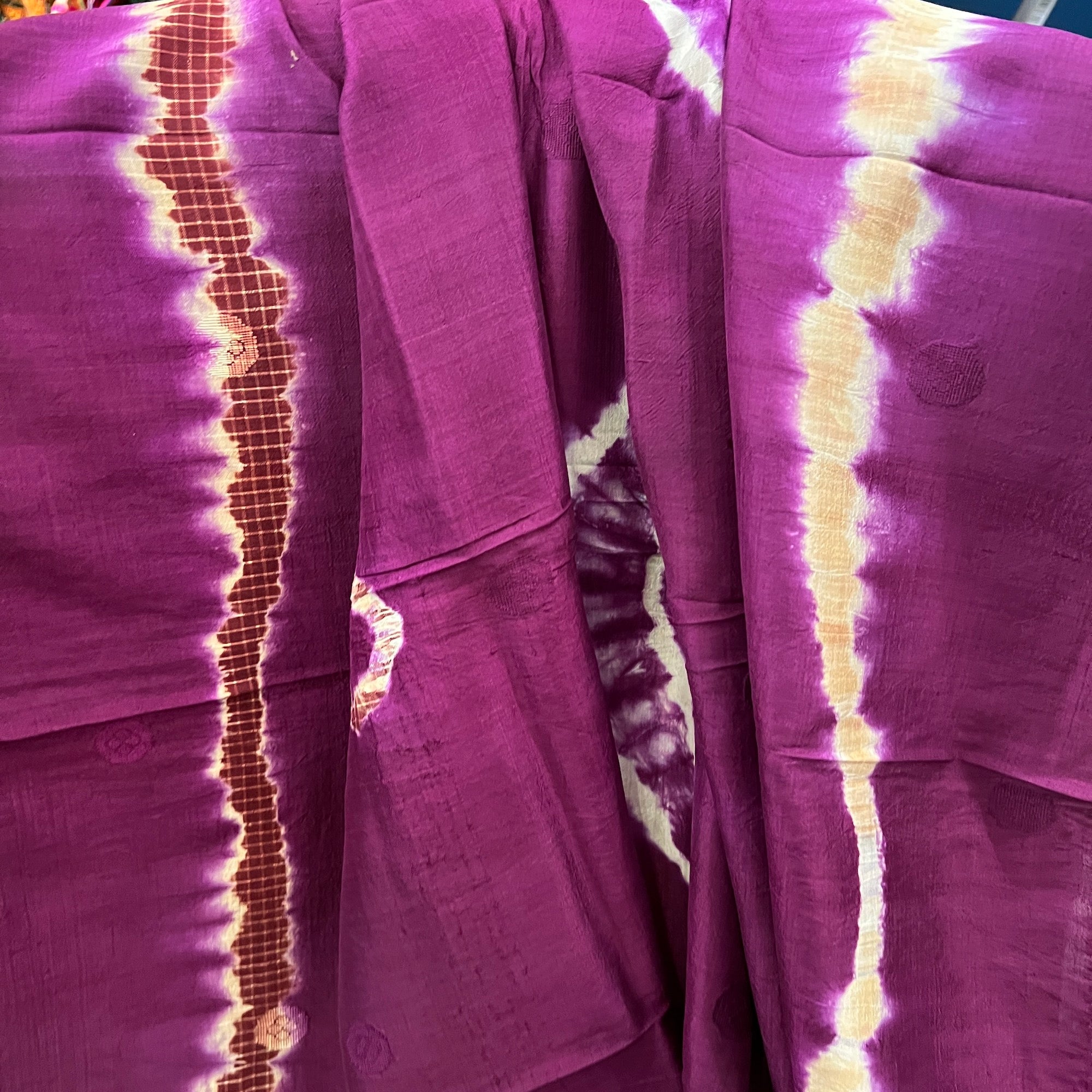 LH Bandhani Pure Silk Scarves-Various - Vintage India NYC