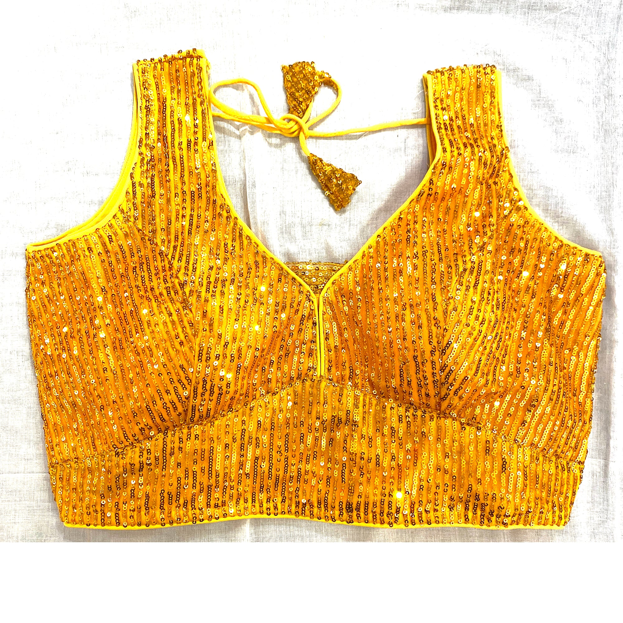 Sequin Choli Blouses-10 Colors - Vintage India NYC