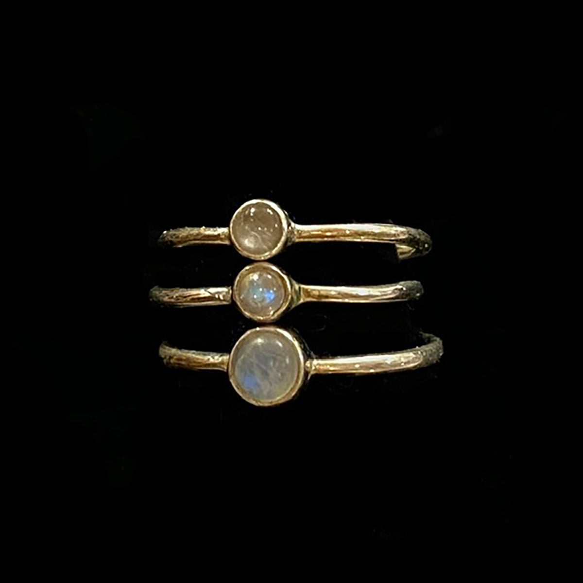 Moonstone Ring - Vintage India NYC