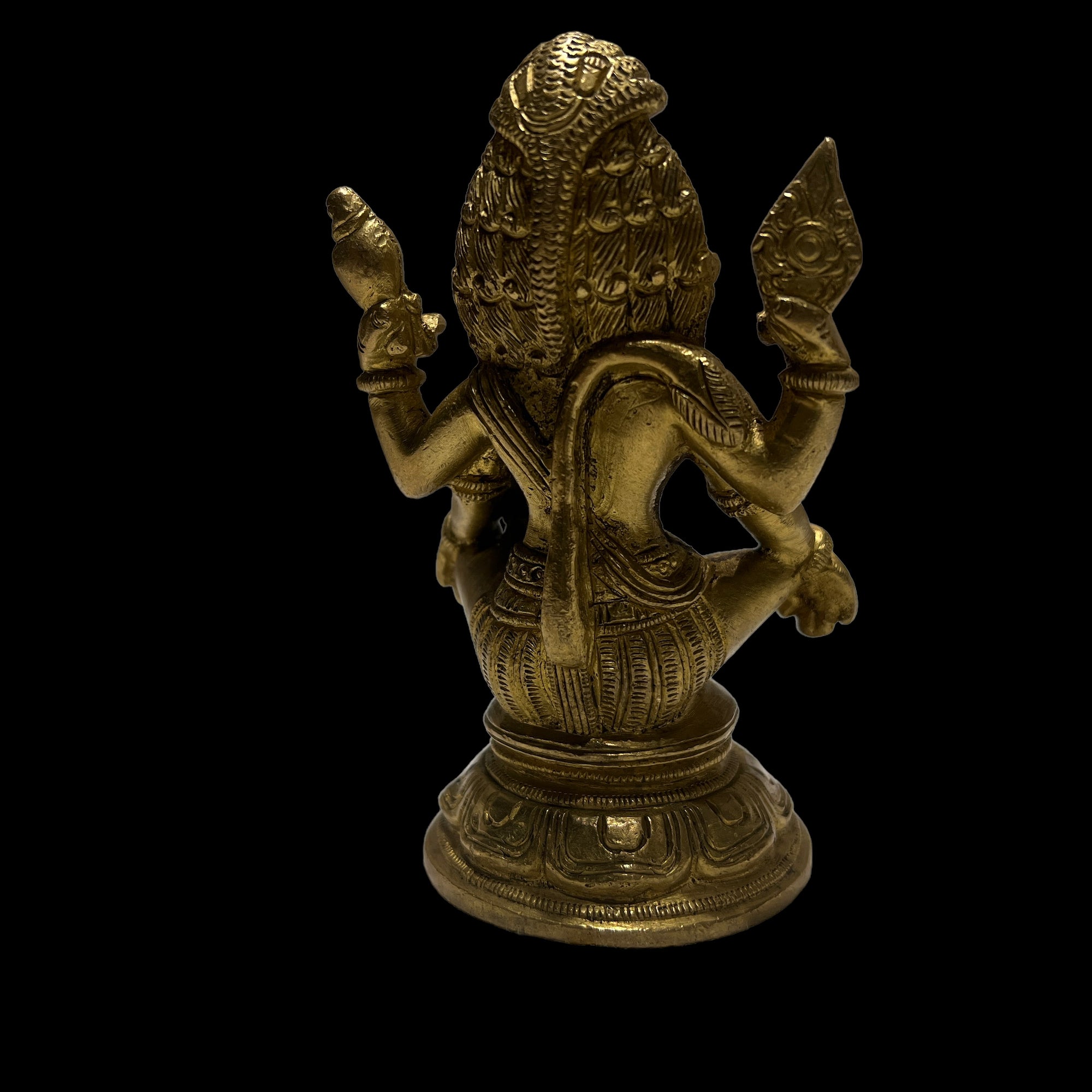 GM Brass Narsimha 5 in - Vintage India NYC