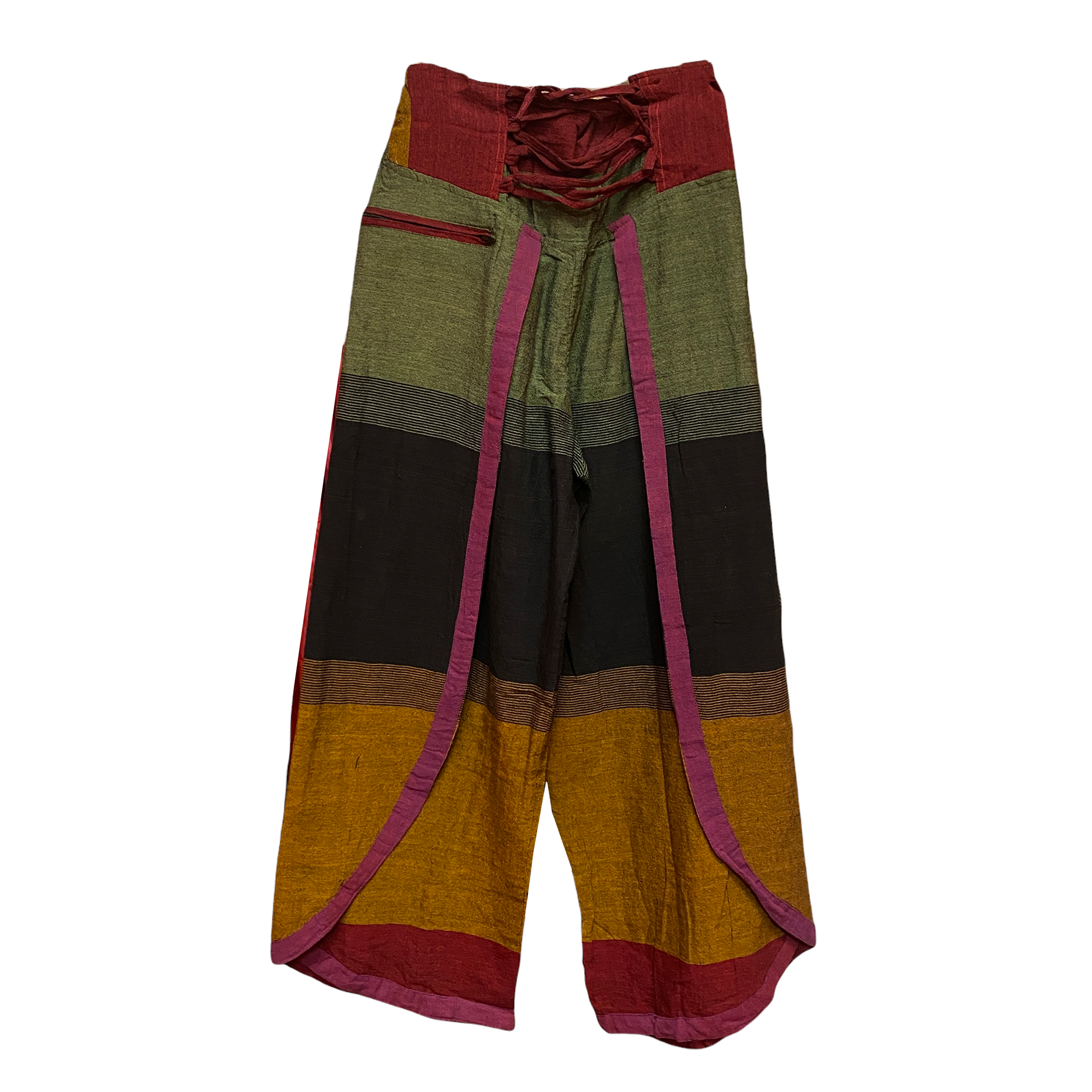 Stripe Open Pant-7 Colors - Vintage India NYC
