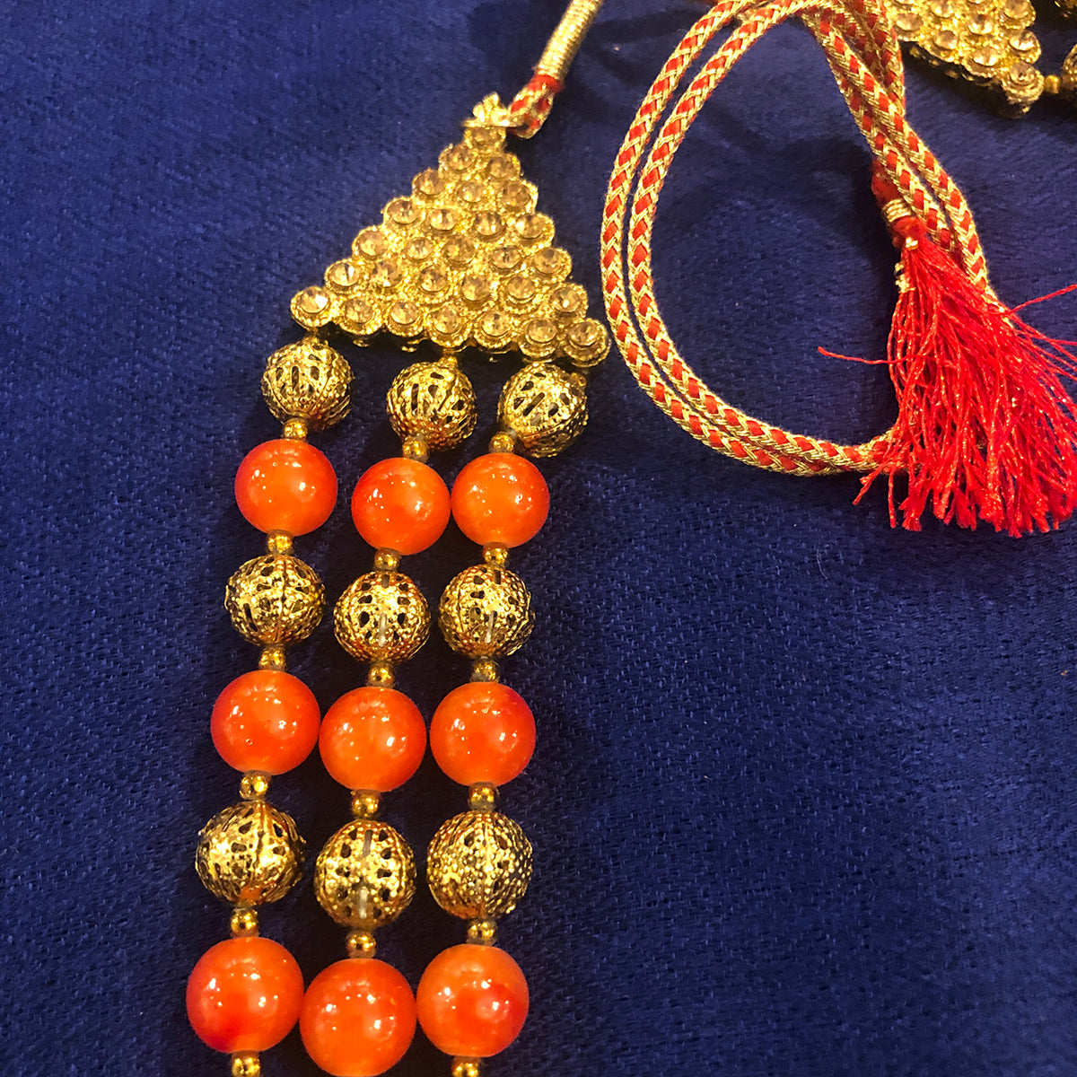 YD Dulha Kantha- Orange - Vintage India NYC