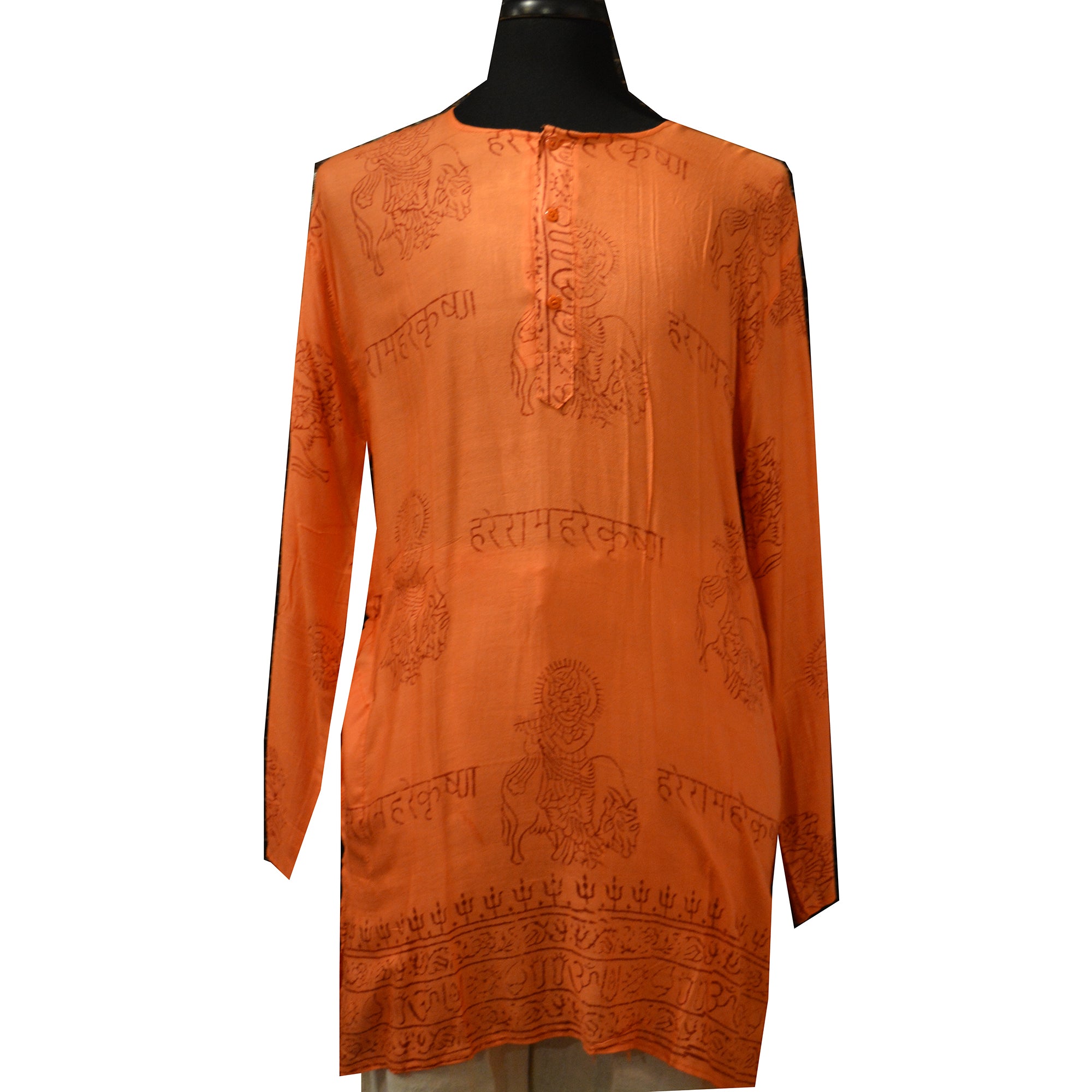 Om print shirt - Vintage India NYC