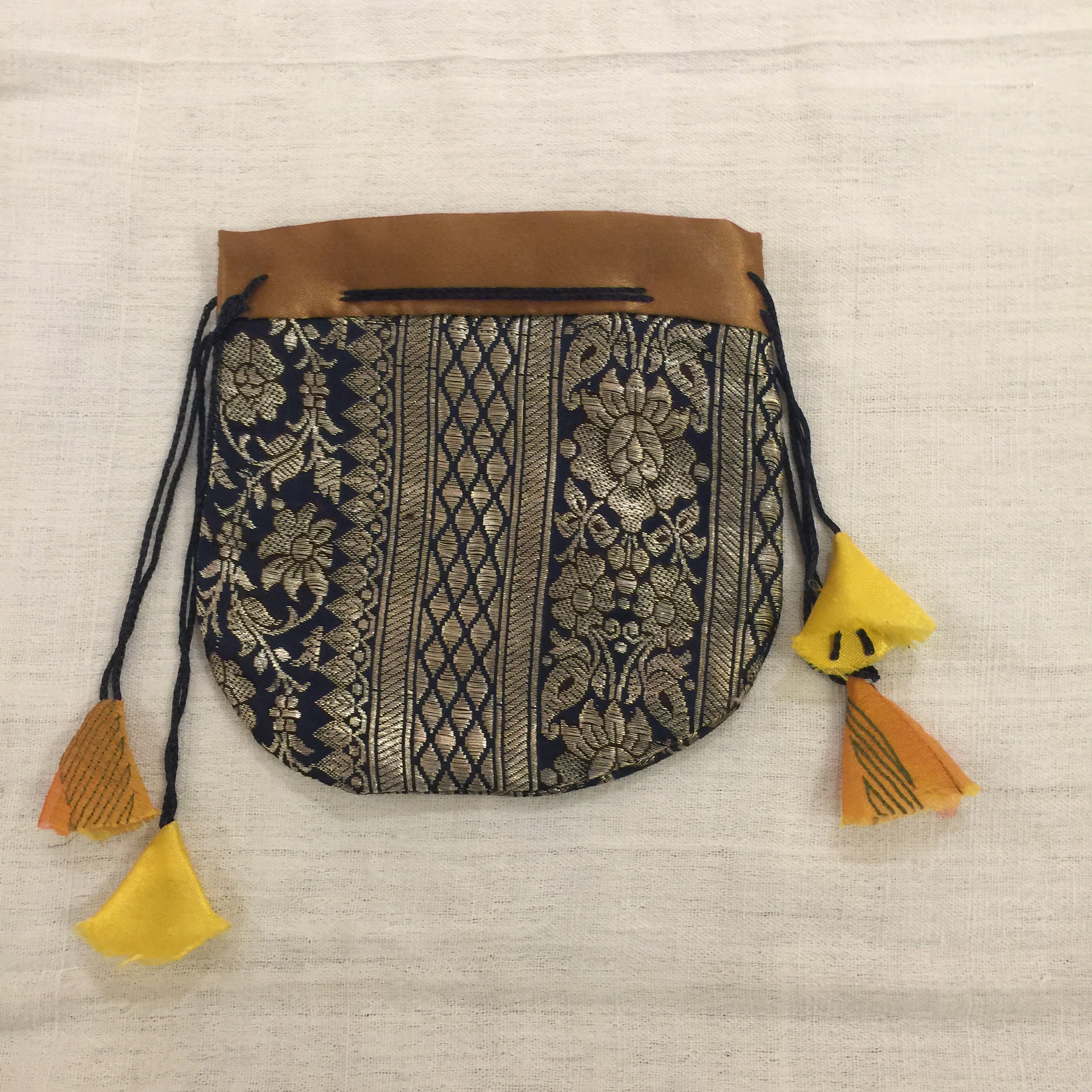 DB Sari pouch Lg - Vintage India NYC