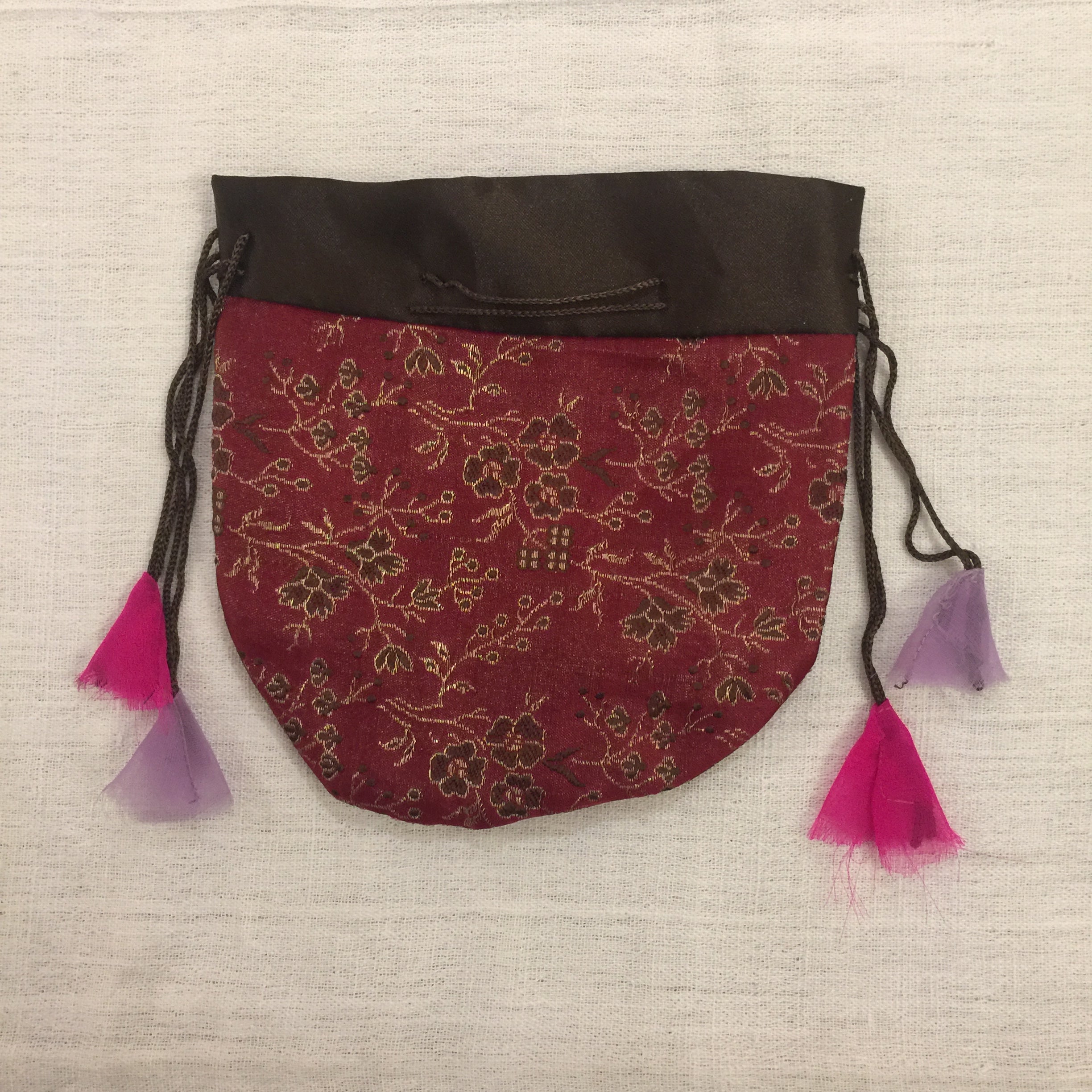 DB Sari pouch Lg - Vintage India NYC