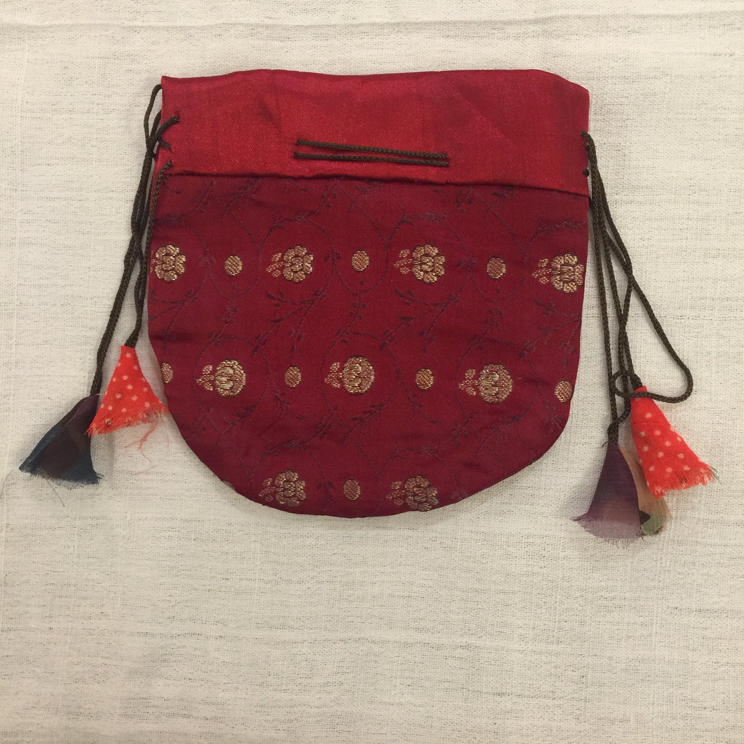 DB Sari pouch Lg - Vintage India NYC