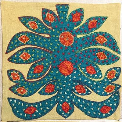 Applique pillowcover - Vintage India NYC