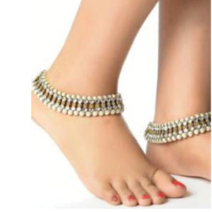 IF Jeweled ankle bracelets - Vintage India NYC