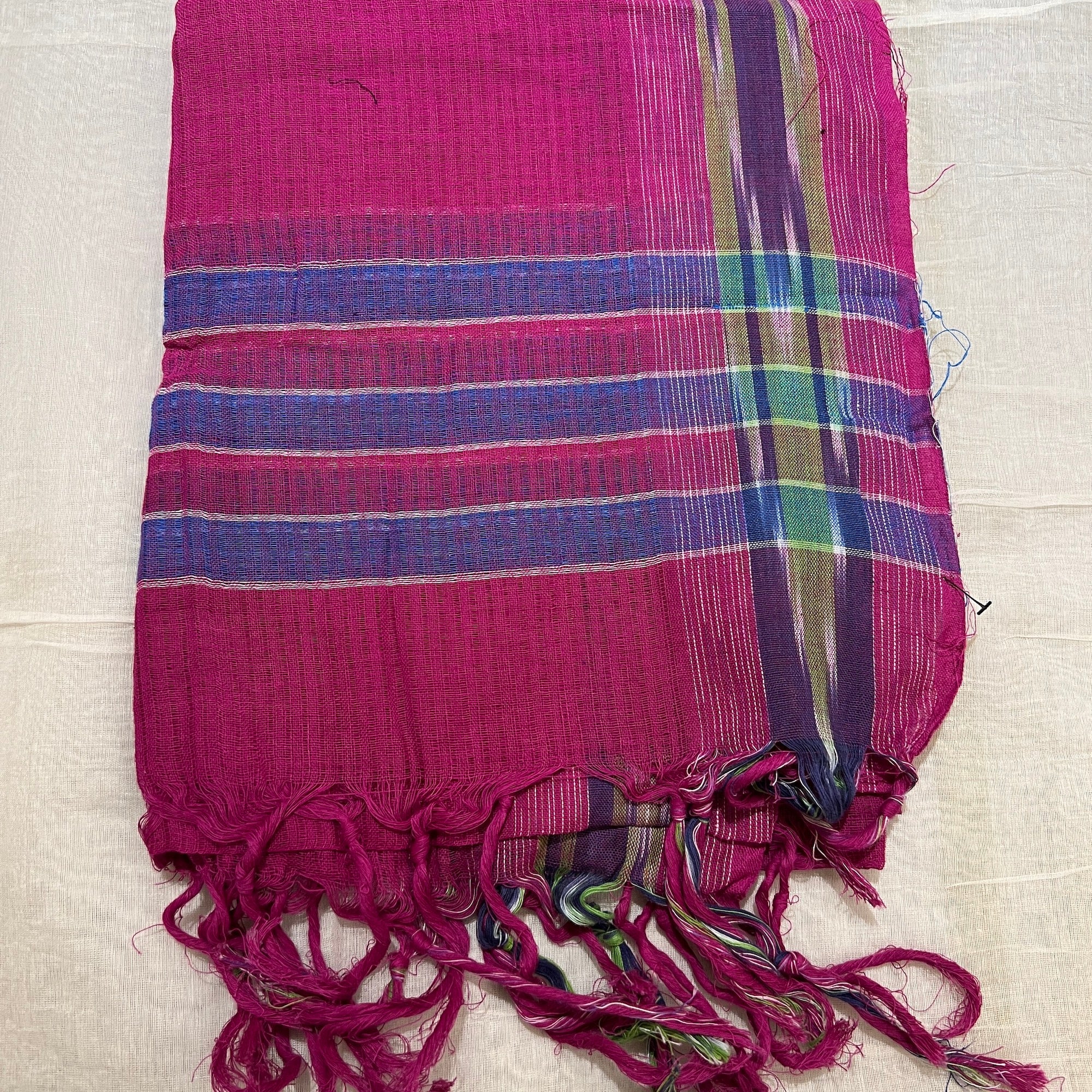 Handwoven Ikat Scarves-5 Colors - Vintage India NYC