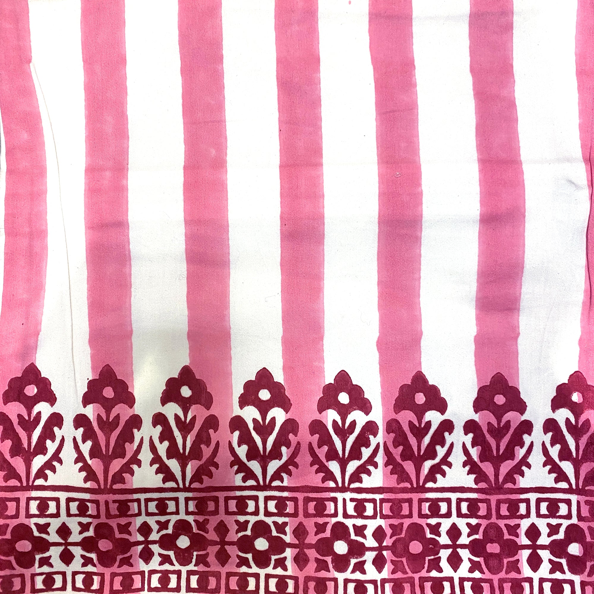 Block Print Stripe Pillow Cover - Vintage India NYC