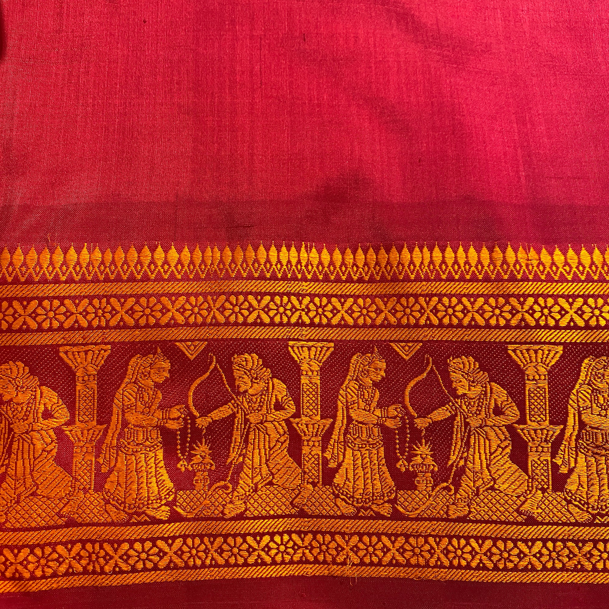 Vintage Kanchipuram Saree 106 - Vintage India NYC