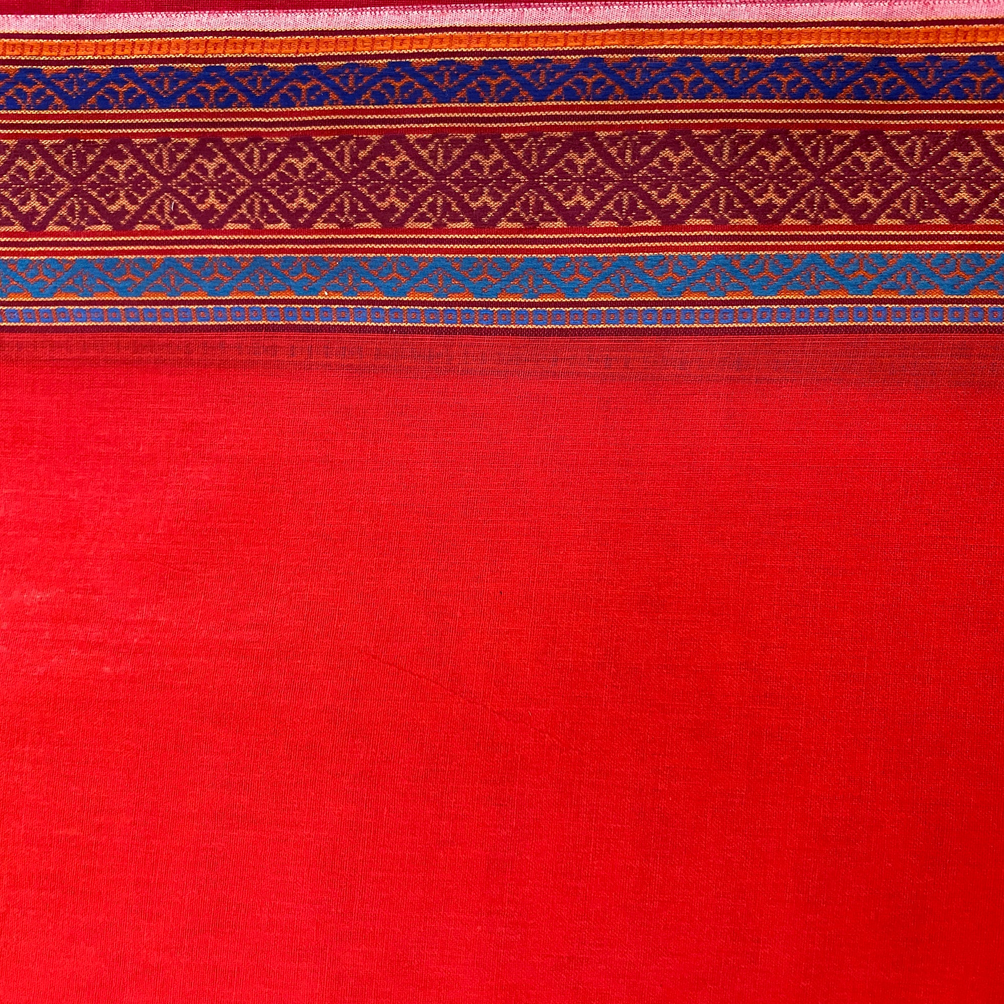 Dhotis- Red & Marigold - Vintage India NYC